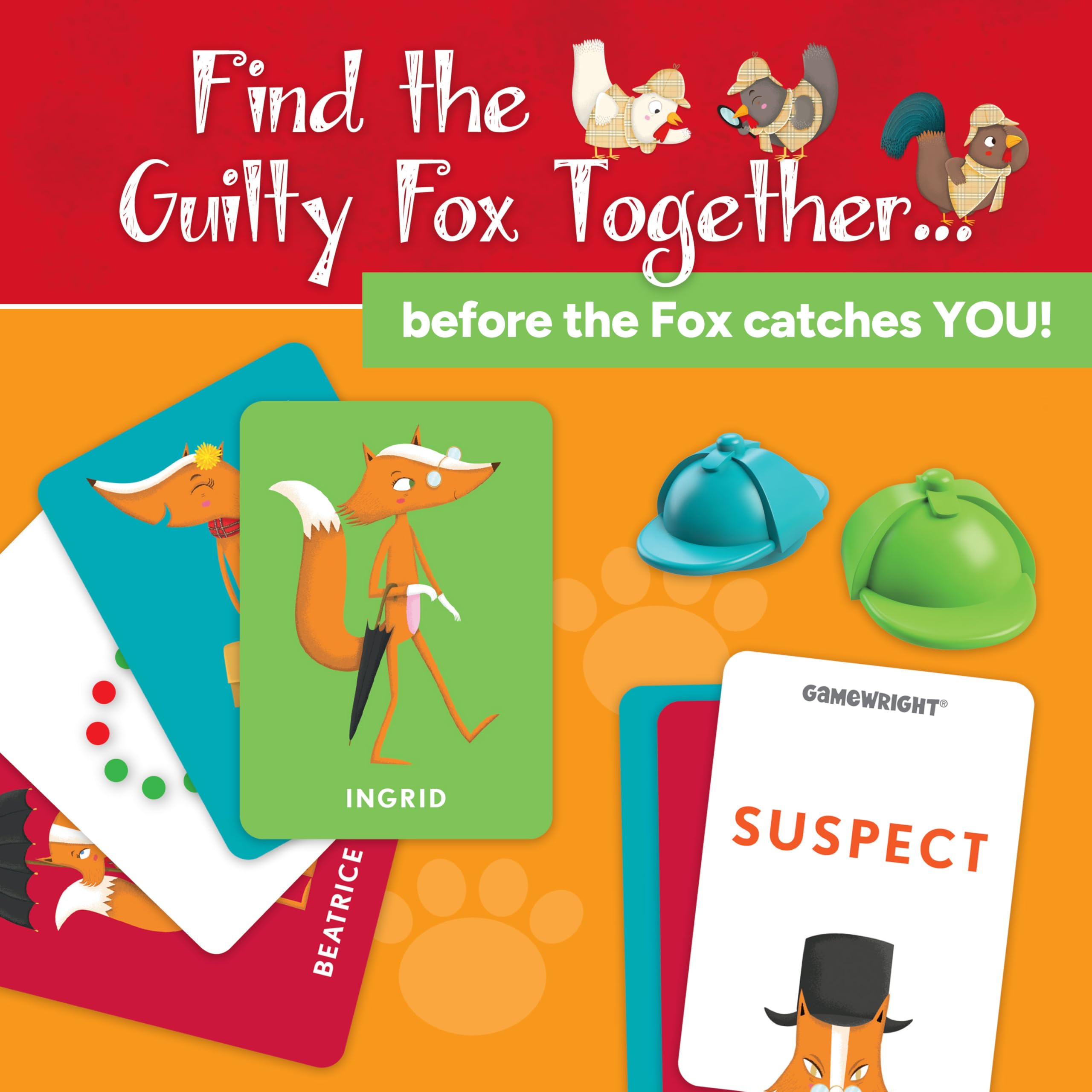 Gamewright Outfoxed! Game Board Game 7