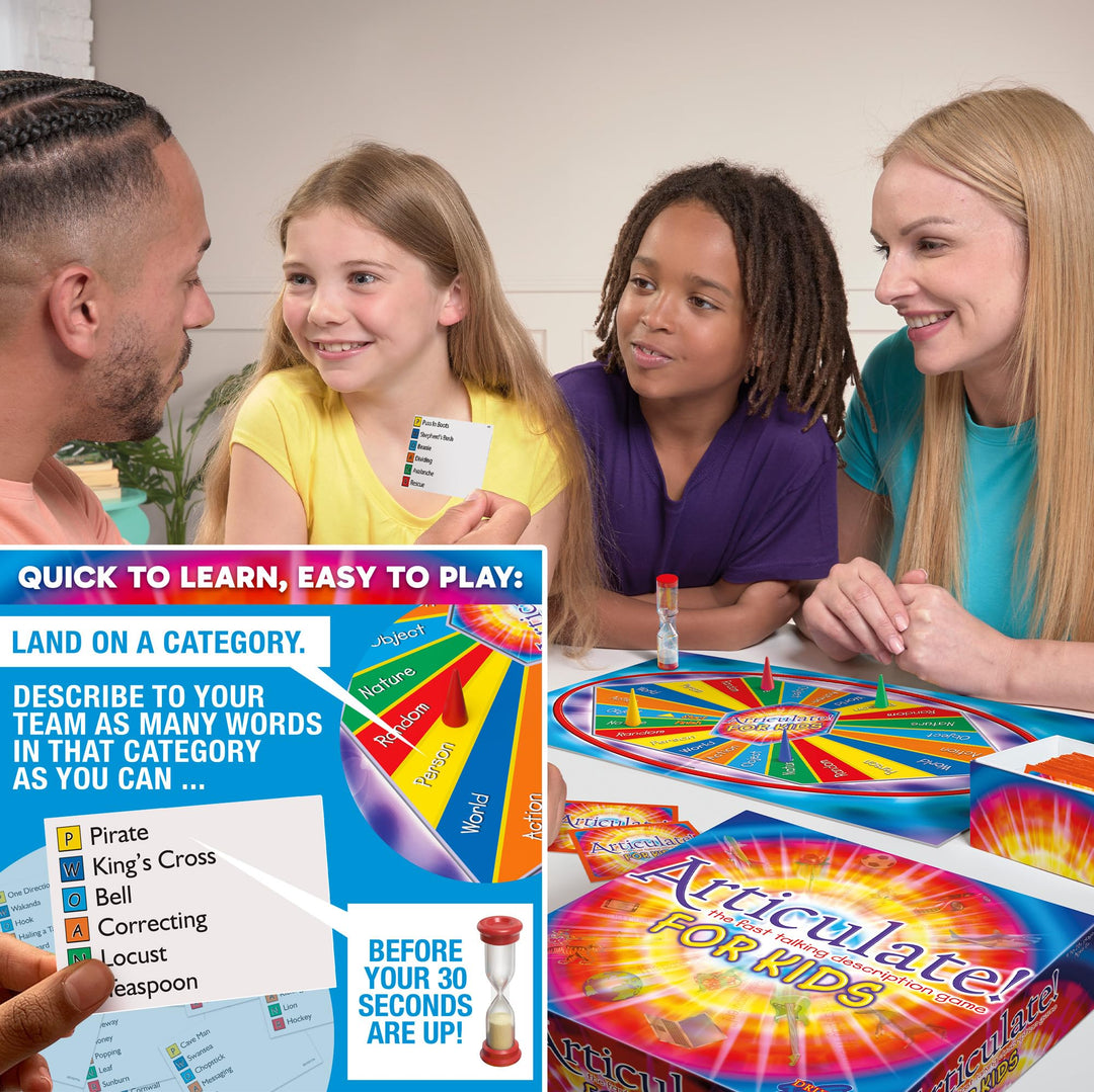 Drumond Park Artikulieren! für Kinder – Familien-Kinderbrettspiel | Das schnell sprechende Beschreibungsspiel | Ein ideales Weihnachtsgeschenk, Familienspiele für Erwachsene und Kinder ab 6 Jahren