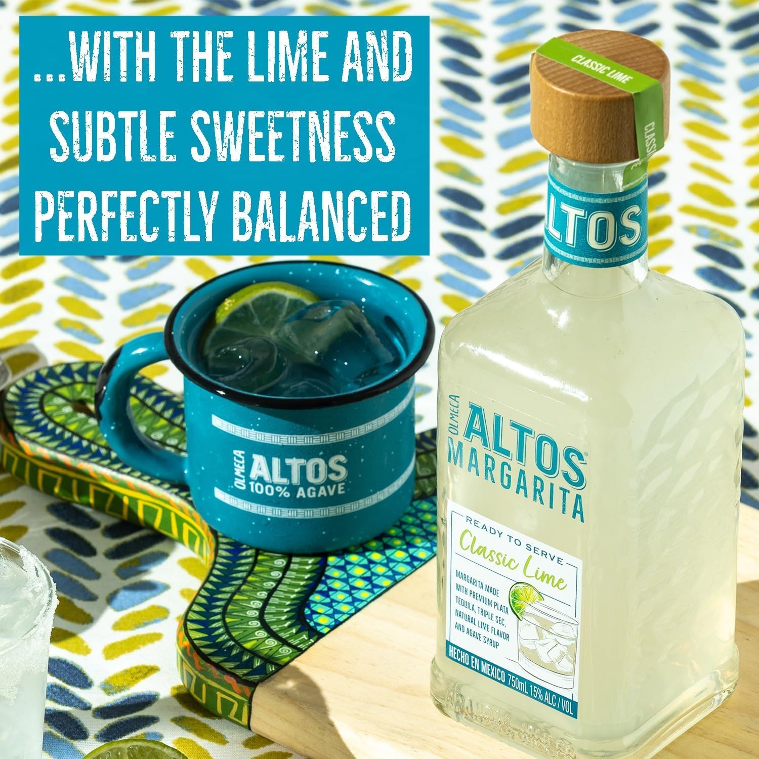 Olmeca Altos Lime Margarita Ready to Serve | 14.9% ABV | 75cl Bottle 5