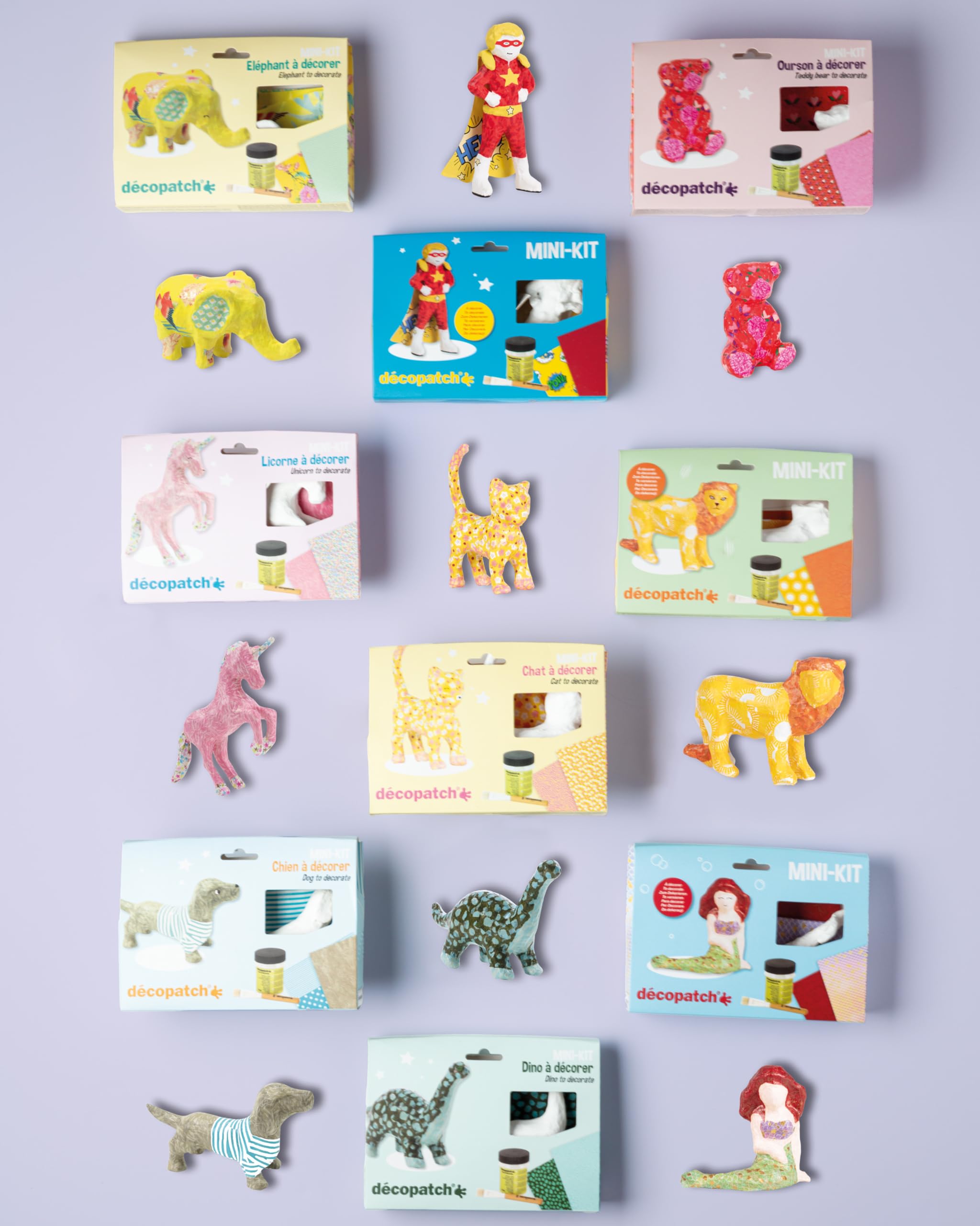 décopatch Unicorn Mini Kit - Papercraft for Kids 5+ | Includes Glue & Paper 7