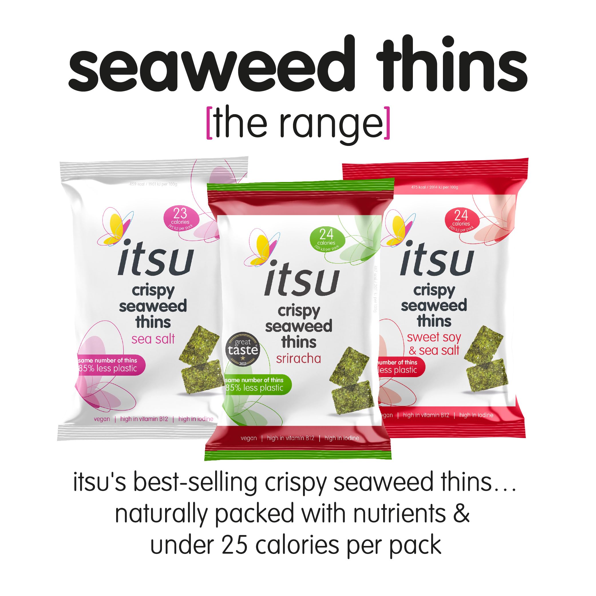Itsu - Seaweed Thins Sea Salt 5g 20 Pack 4
