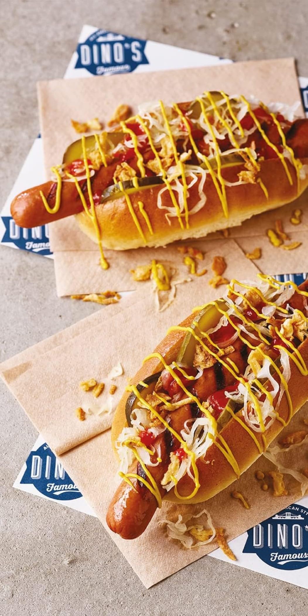 Dino's Famous All American Style Barbecue Big Dog Pork Franks | 360g Pack 4