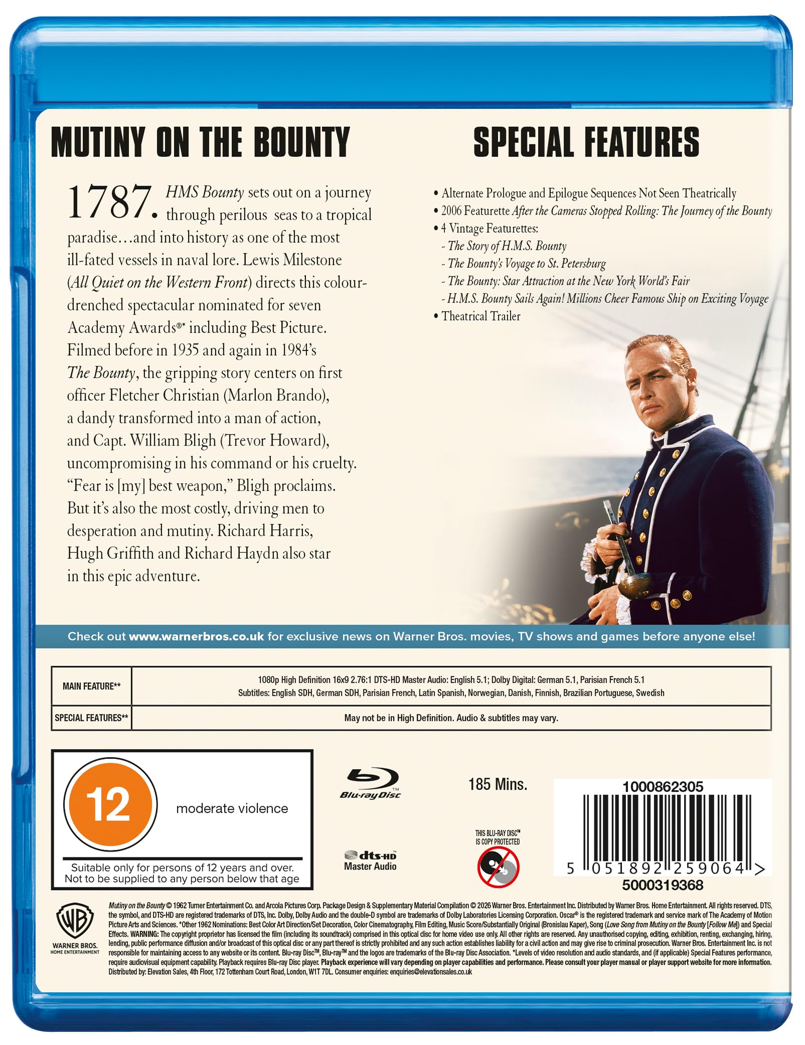 Mutiny on the Bounty [Blu-ray] 2