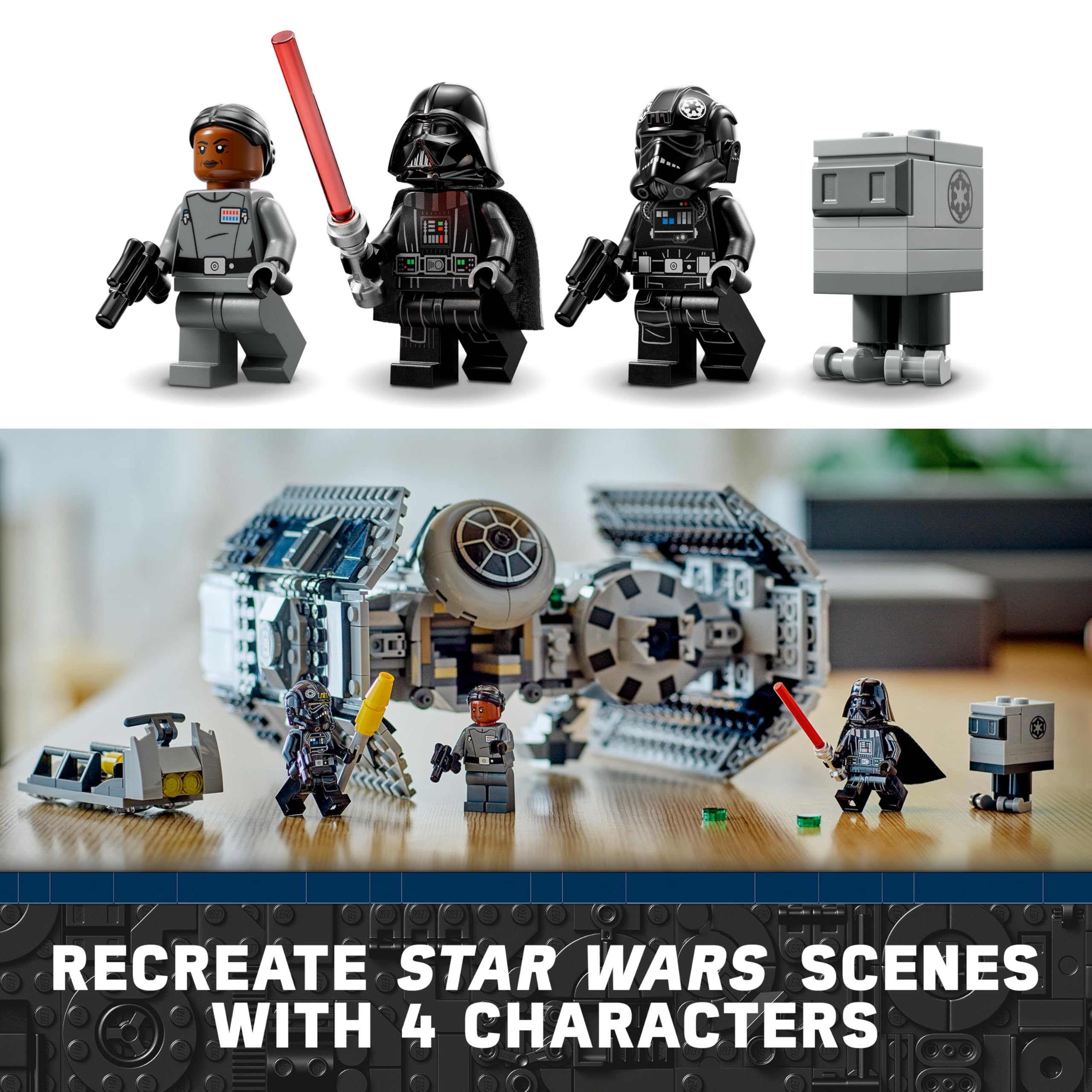 LEGO Star Wars 75347 TIE Bomber Building Set | Torpedo-Dropping Function | Incl. 3 Minifigures & Droid | Ages 9+ 6