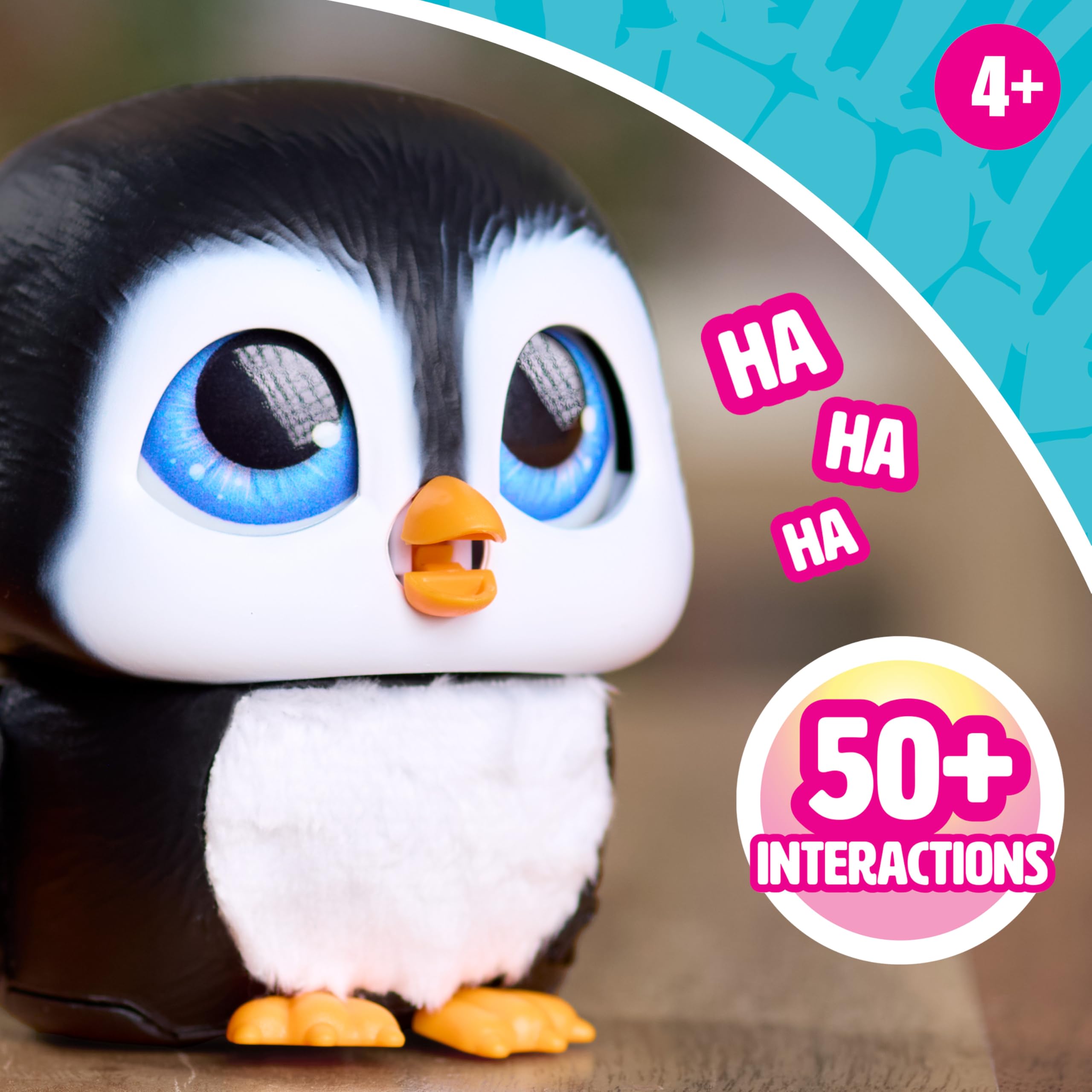 furReal Handfuls Shivers the Penguin - Interactive 3.5 Inch Plush Toy for Kids 7