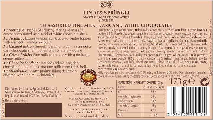 Lindt - Creation Desserts Assorted Fine Chocolates Box