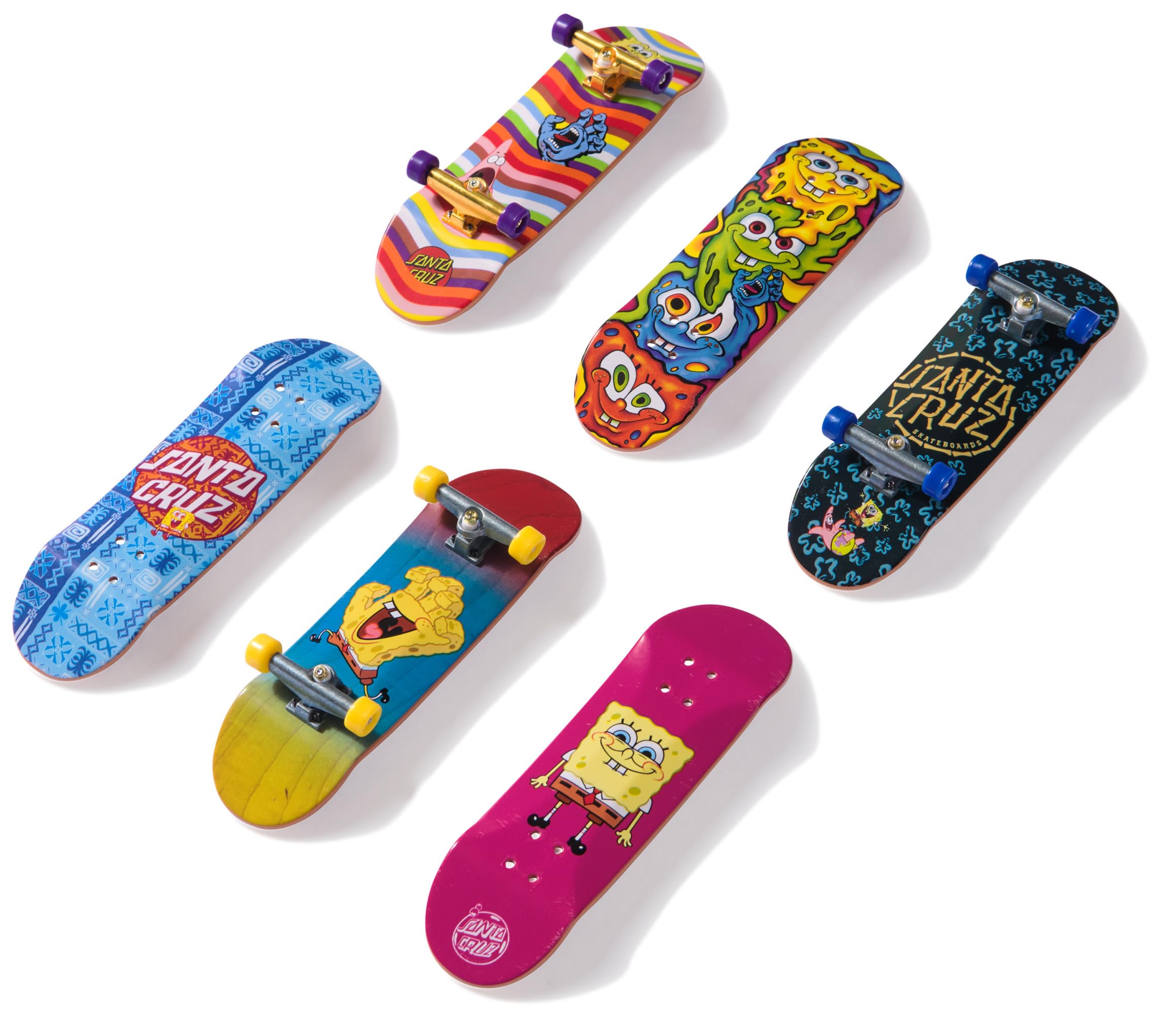 Tech Deck Spongebob Sk8shop Fingerboard Bonus Pack | Customize 3 Boards | Ages 6+ 8