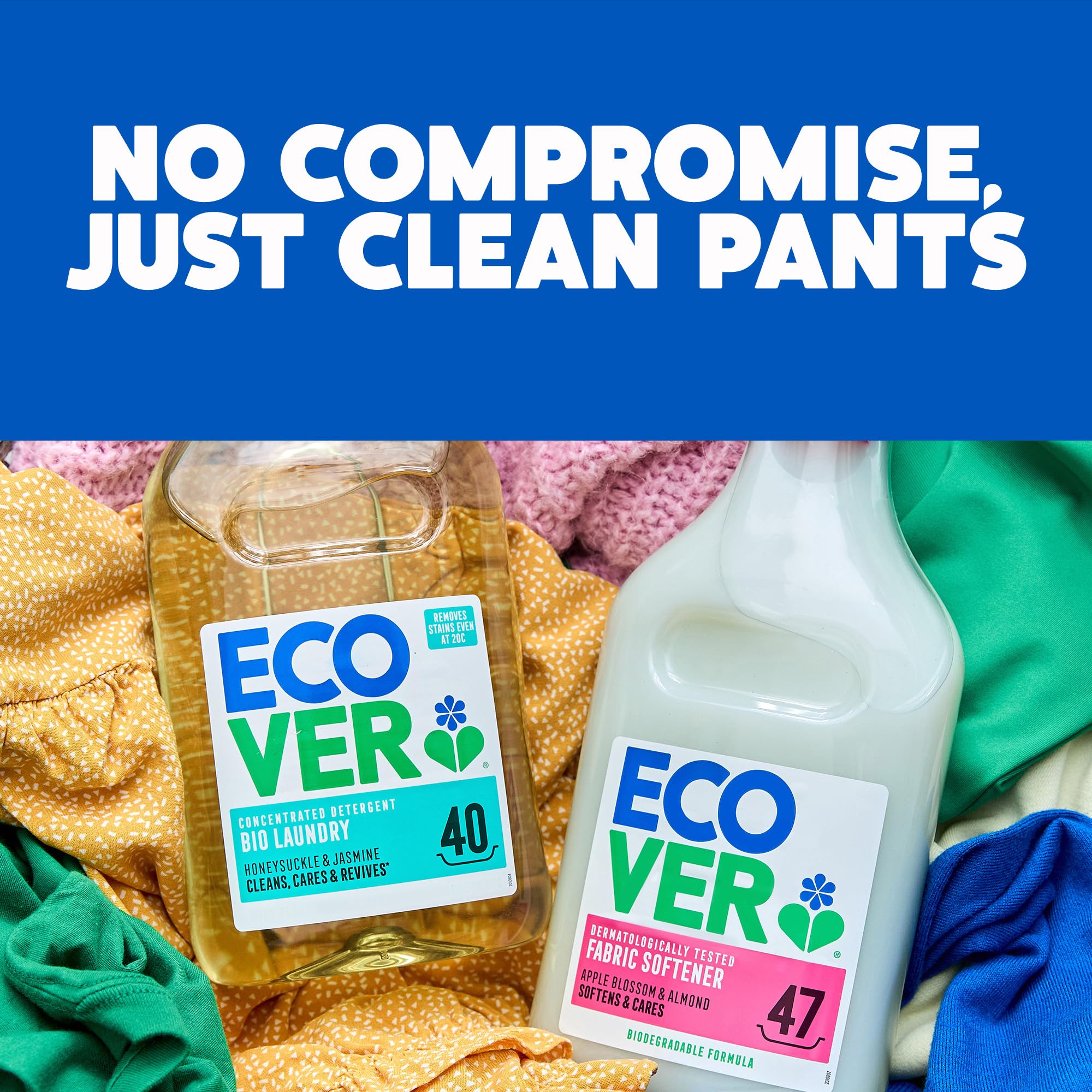 Ecover Delicate Liquid Laundry Detergent for Black & Dark Clothes, Lime & Lotus Scent, 1 L 3