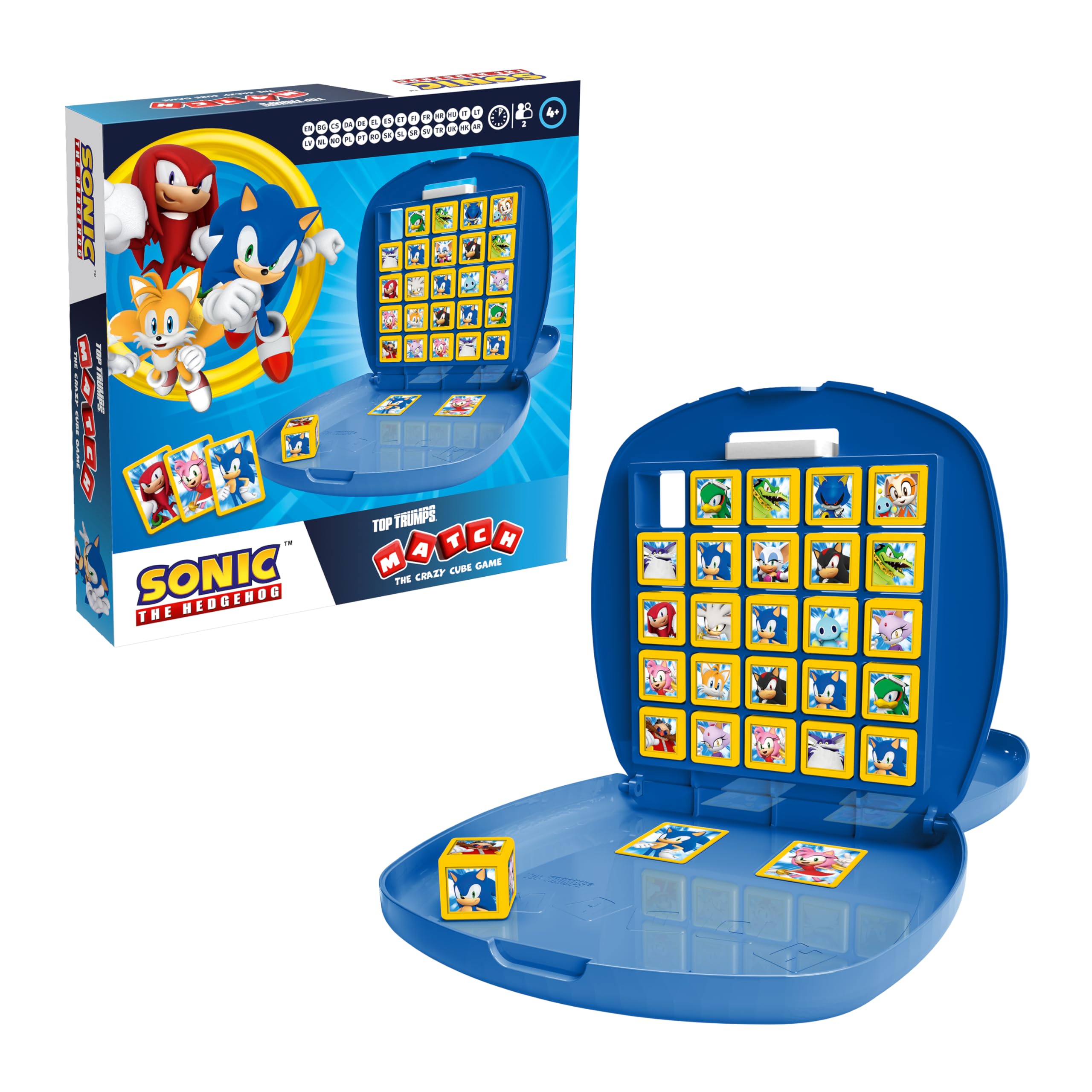 Top Trumps Match Sonic the Hedgehog Board Game | Portable Plastic Case | Ages 4+ 3