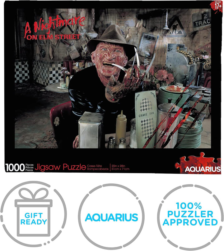 AQUARIUS A Nightmare On Elm Street 1000-Piece Jigsaw Puzzle (65397)