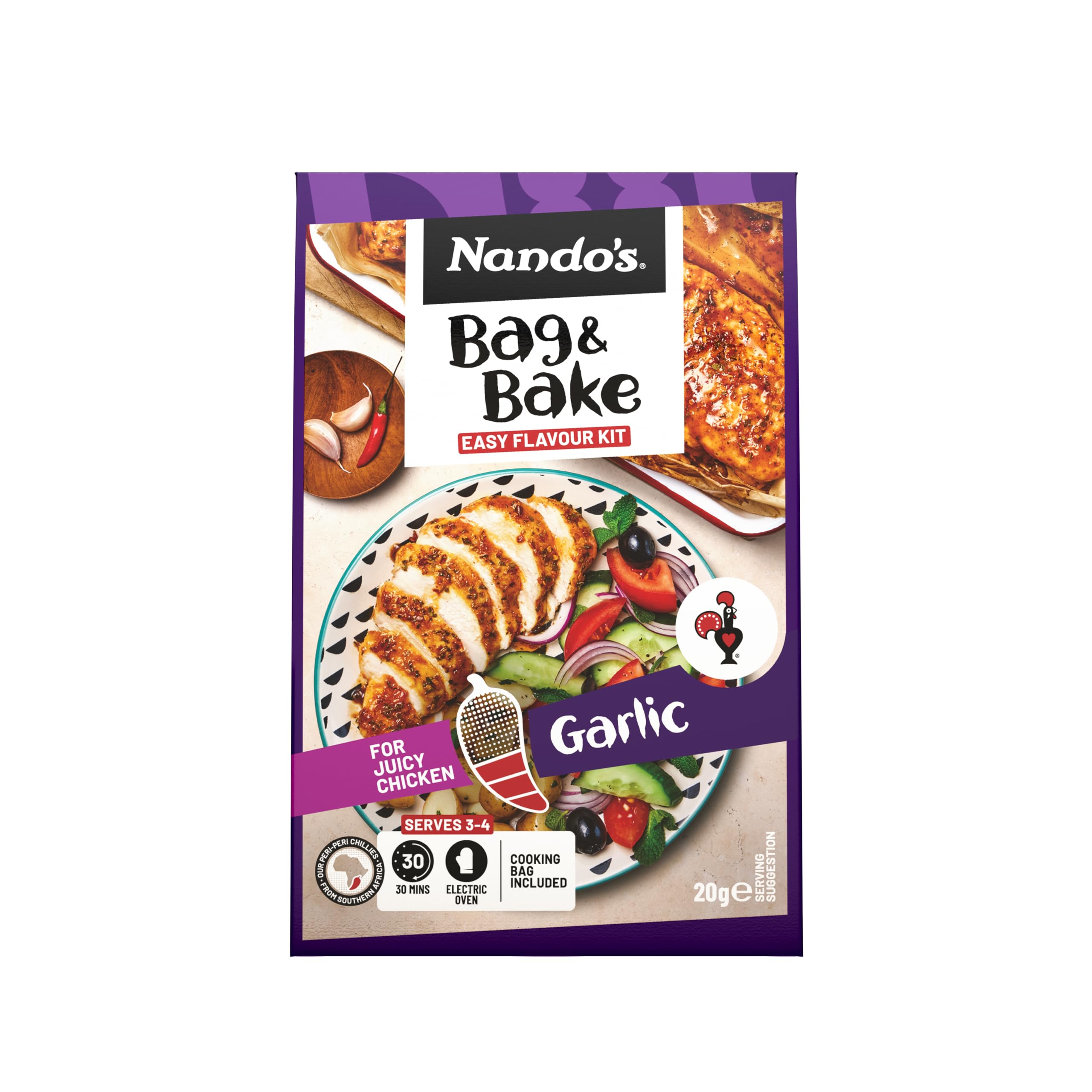 Nando's Peri-Peri Garlic Seasoning Powder - Medium Chilli | 20g