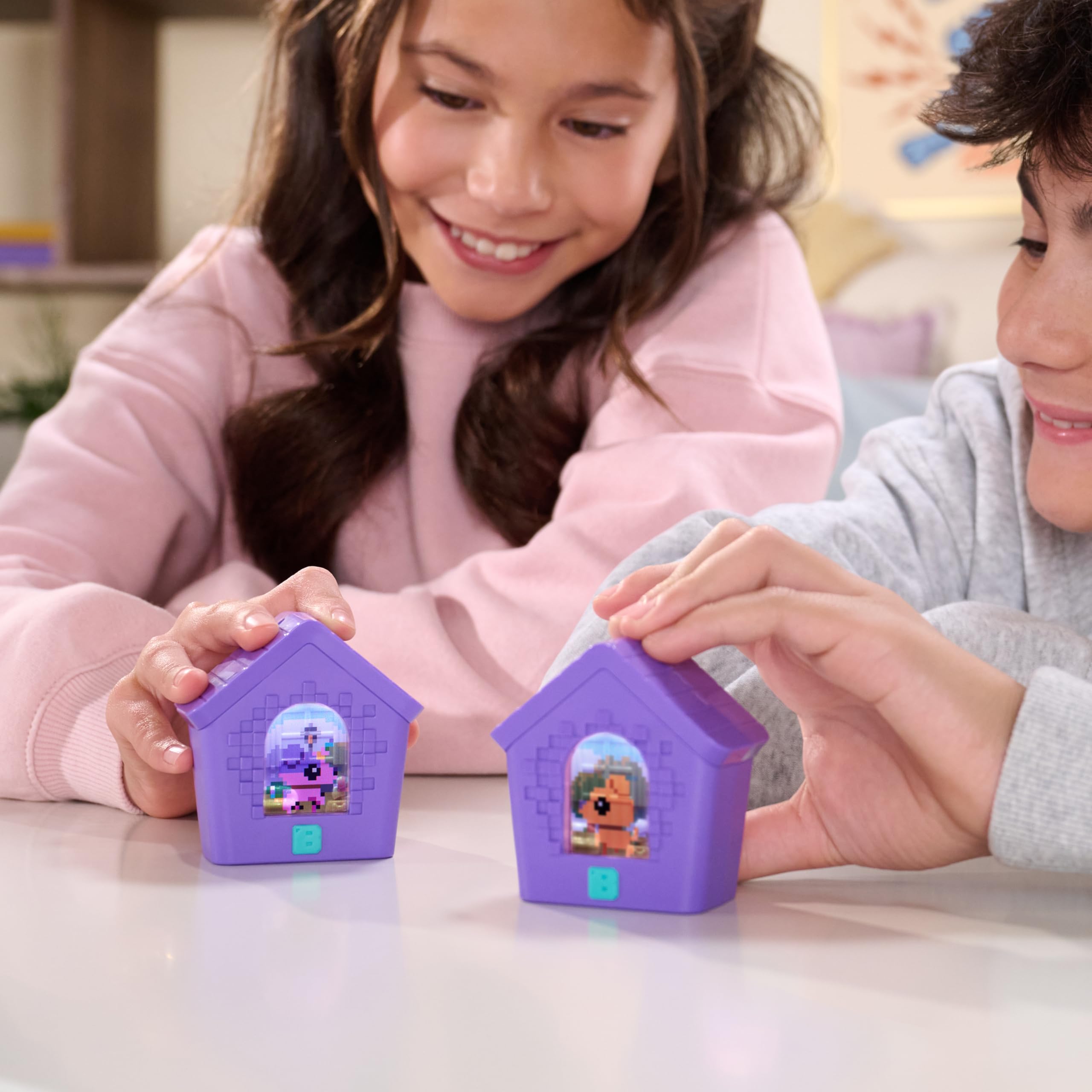 Bitzee Interactive Digital Pet Toy Doghouse with 15 Puppies and 3D Playroom 10