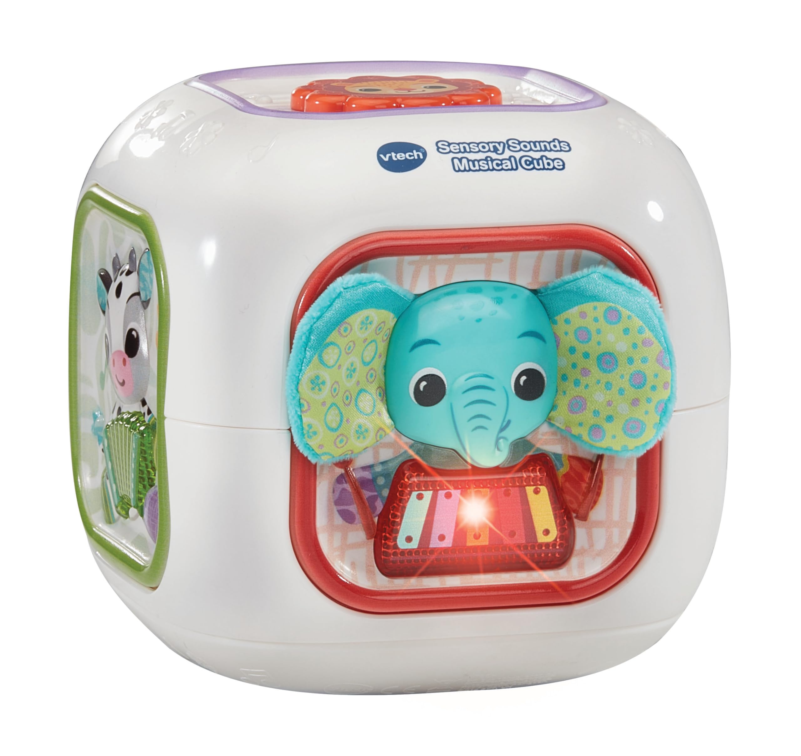 VTech Sensory Sounds Musical Cube - Interactive Baby Toy for Ages 3-24 Months | Multicolor