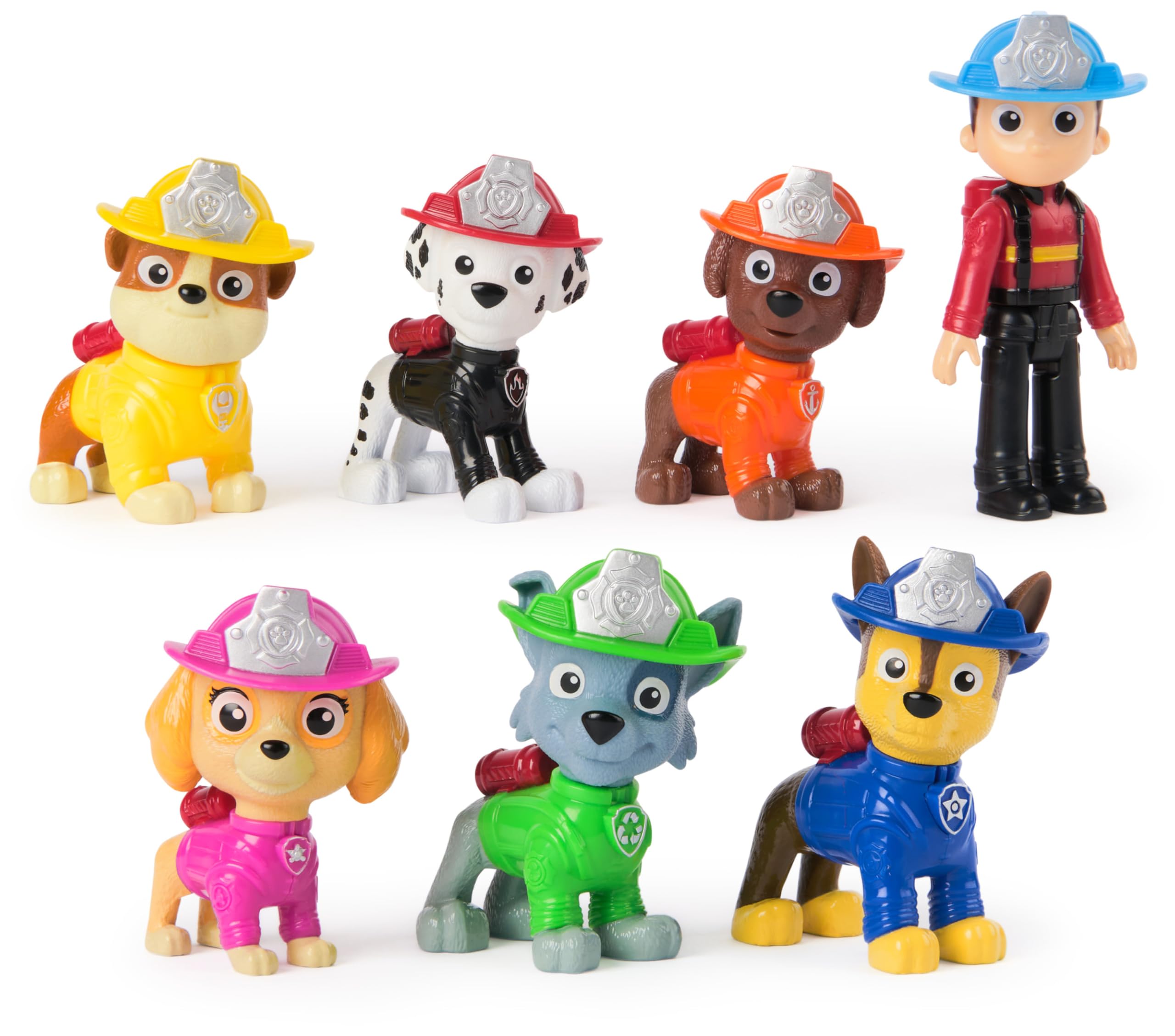 Paw Patrol Fire Rescue Team Pack - 7 Action Figures | Ages 3+ | 7.6 cm Tall 2