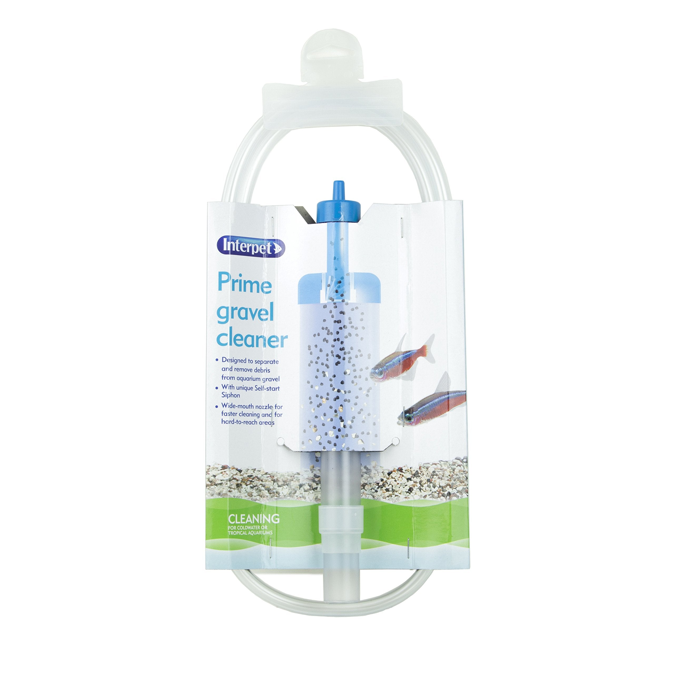 Interpet Aquarium Gravel Cleaner - Self-Start Syphon | 142cm Hose | Clear 1