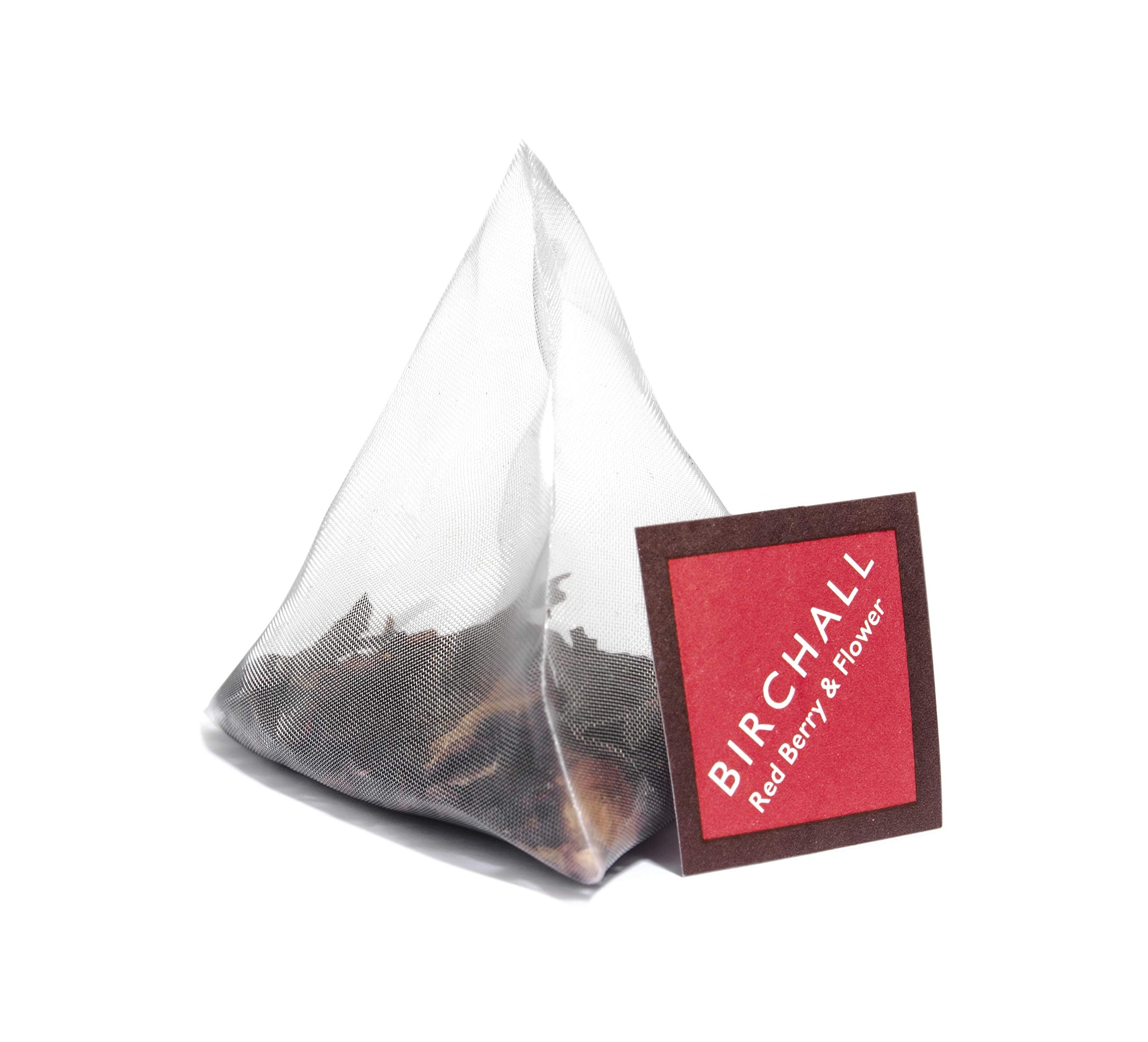 Birchall Red Berry & Flower Fruit Tea Bags - Caffeine Free, Antioxidant Rich | 15 Count