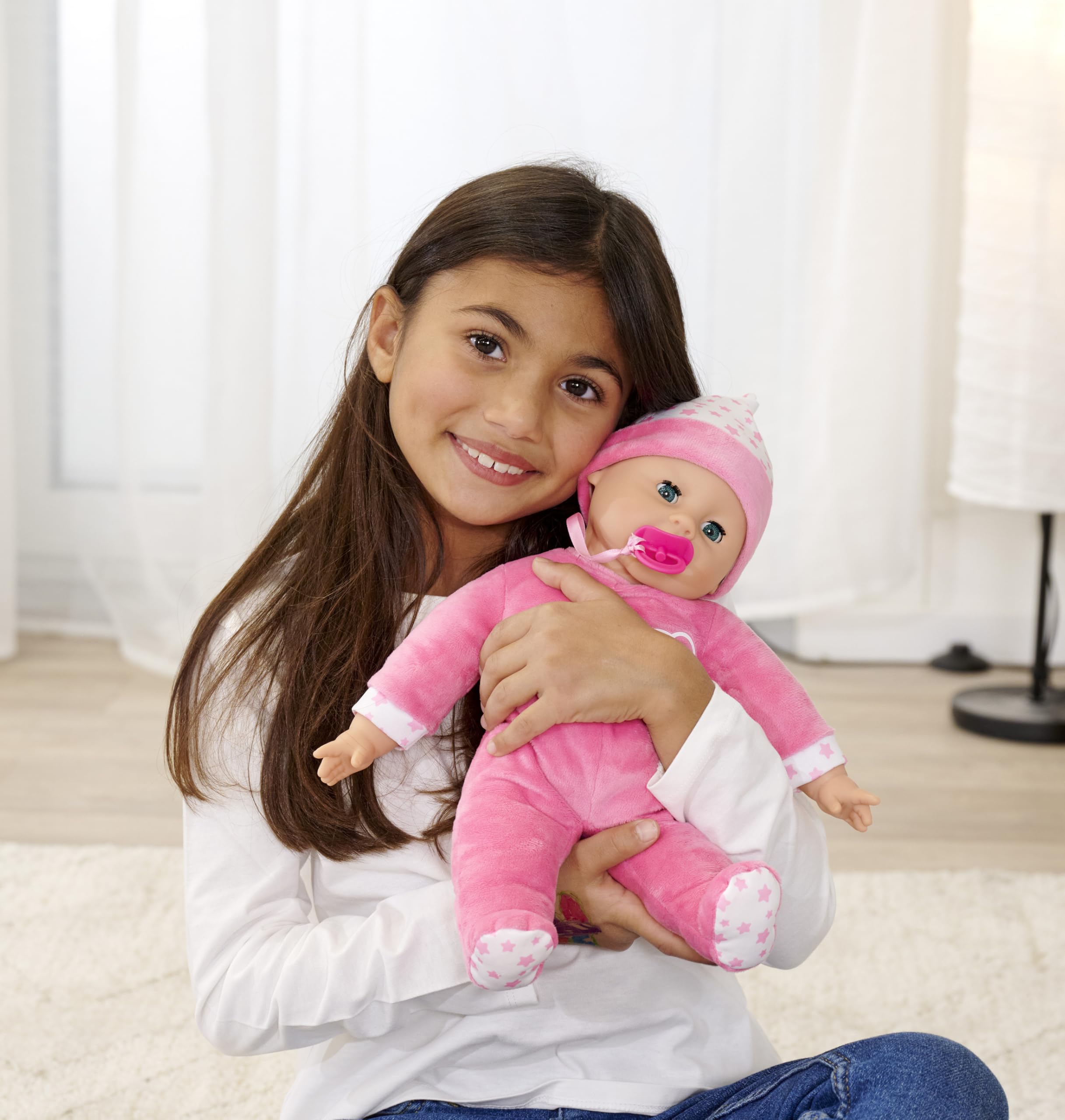 Simba Laura Schlummerzeit Doll - Breathing Movement & Sound, 38 cm, 18 Months+ 8