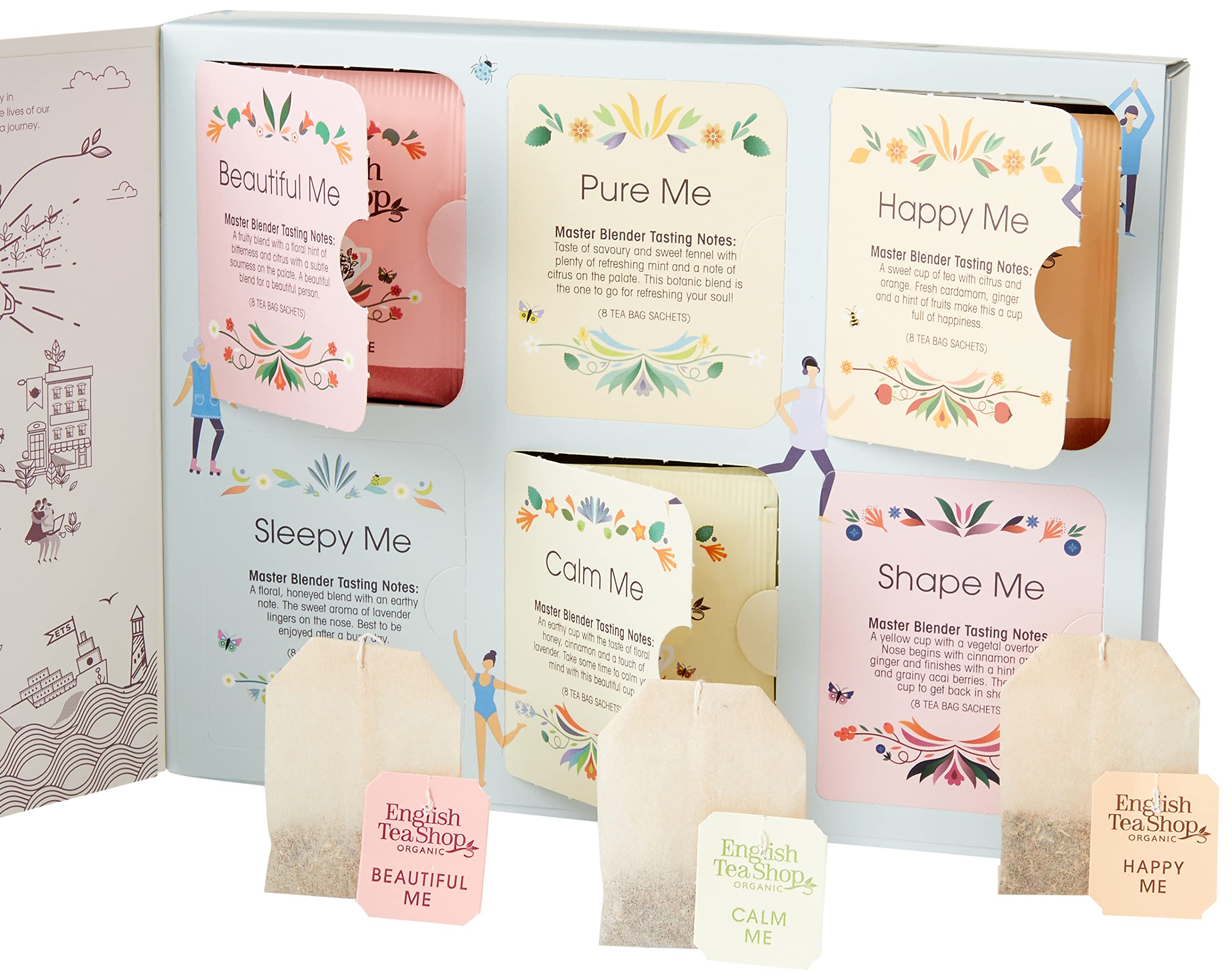 English Tea Shop Organic Your Wellness Collection Gift Pack - 48 Tea Bags