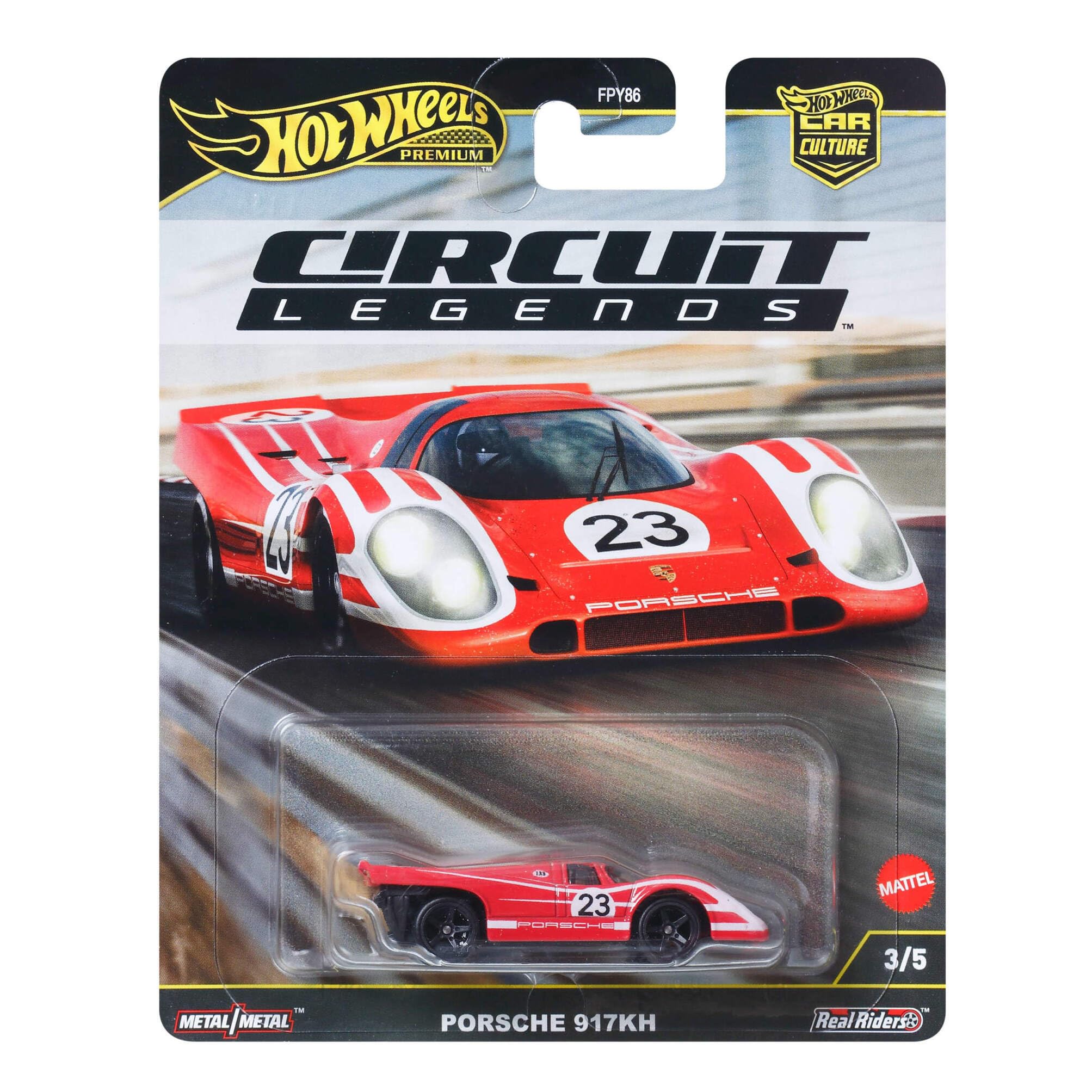 Hot Wheels Premium Car Culture Collectible Toy Car - 1:64 Scale Die-Cast Vehicle for Ages 3+ 5
