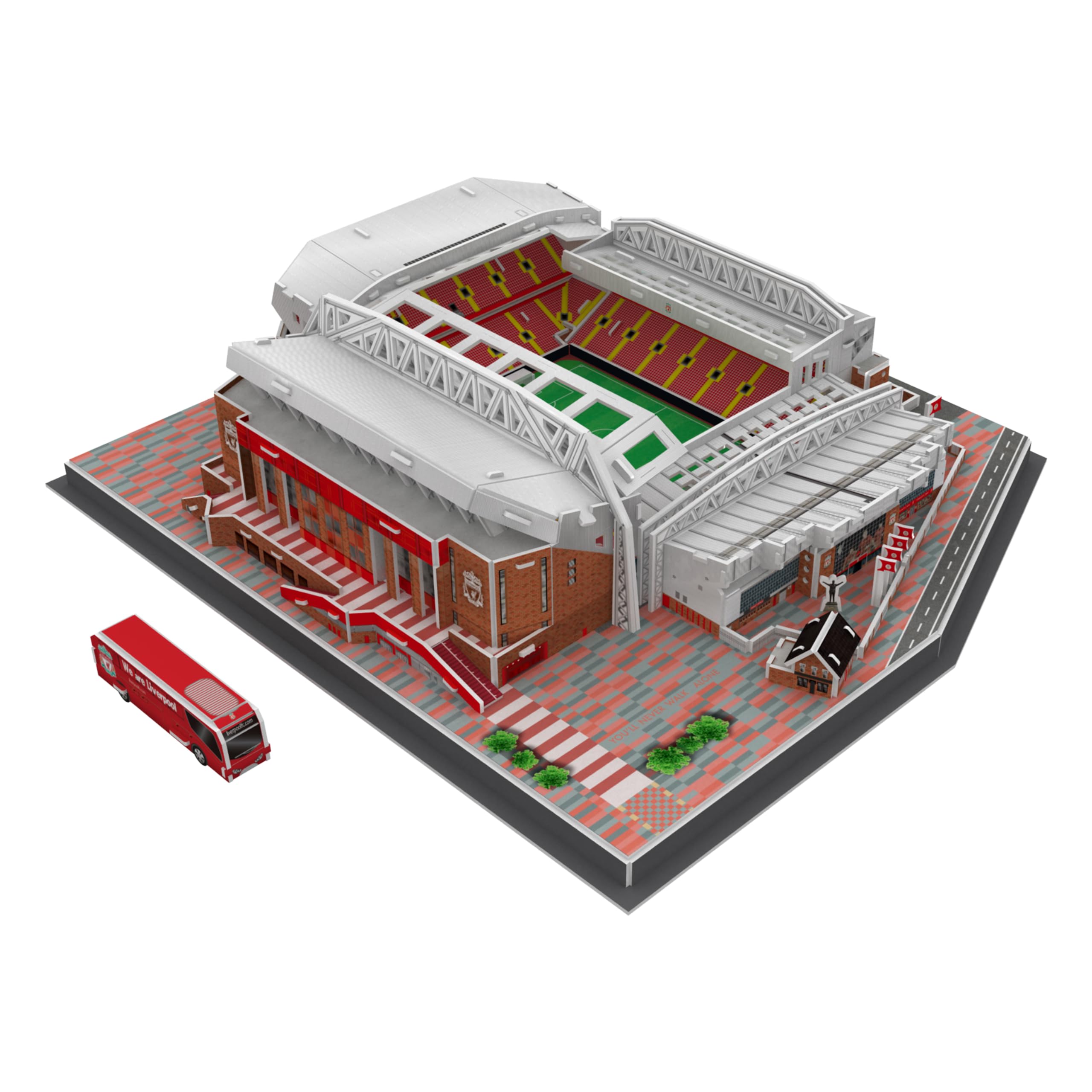 University Games Liverpool FC Anfield Stadium 3D Puzzle - 141 Pieces | Ages 7+ 5