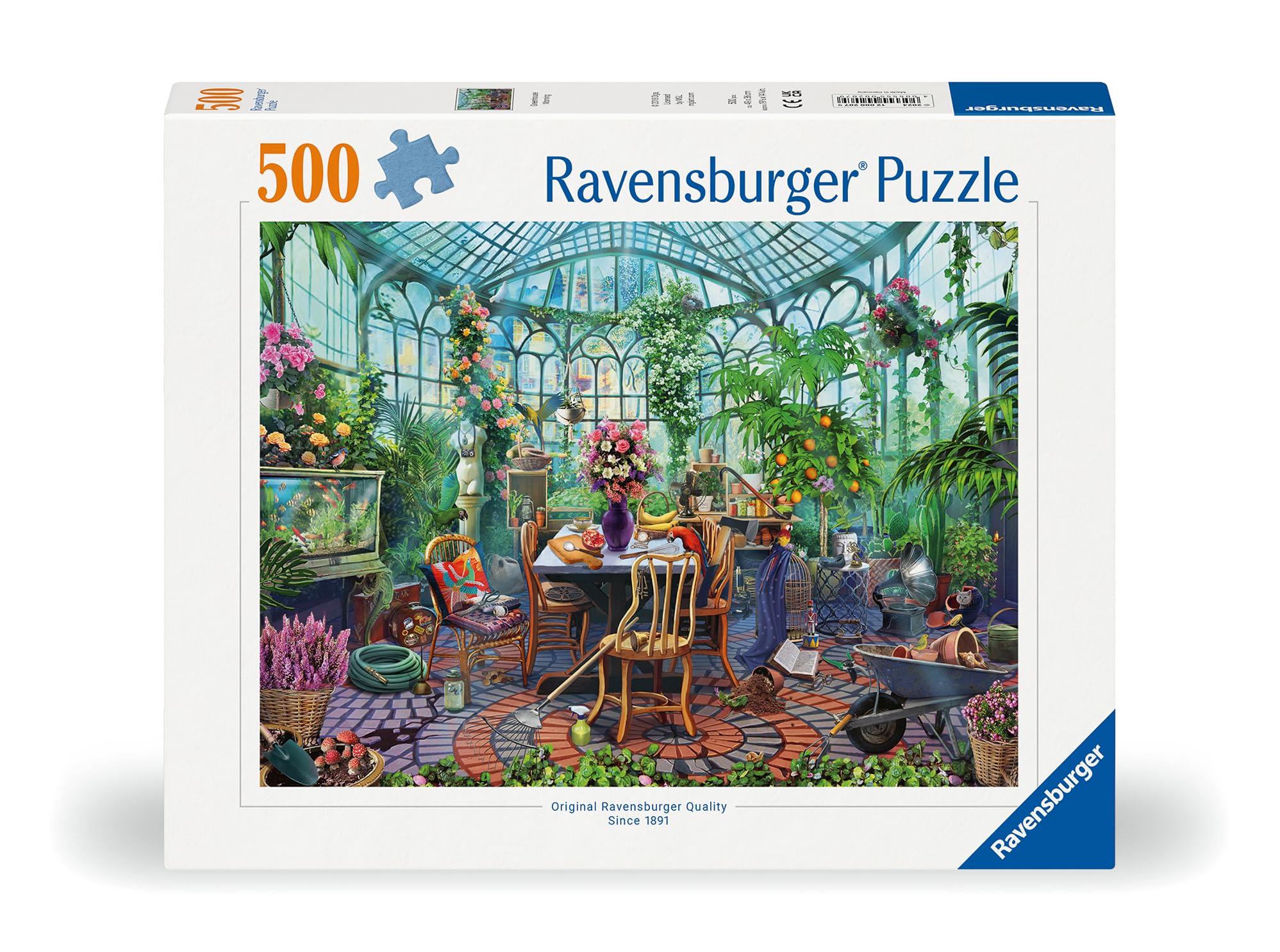 Ravensburger Morning in the Greenhouse Jigsaw Puzzle - 500 Pieces for Ages 10+ 2