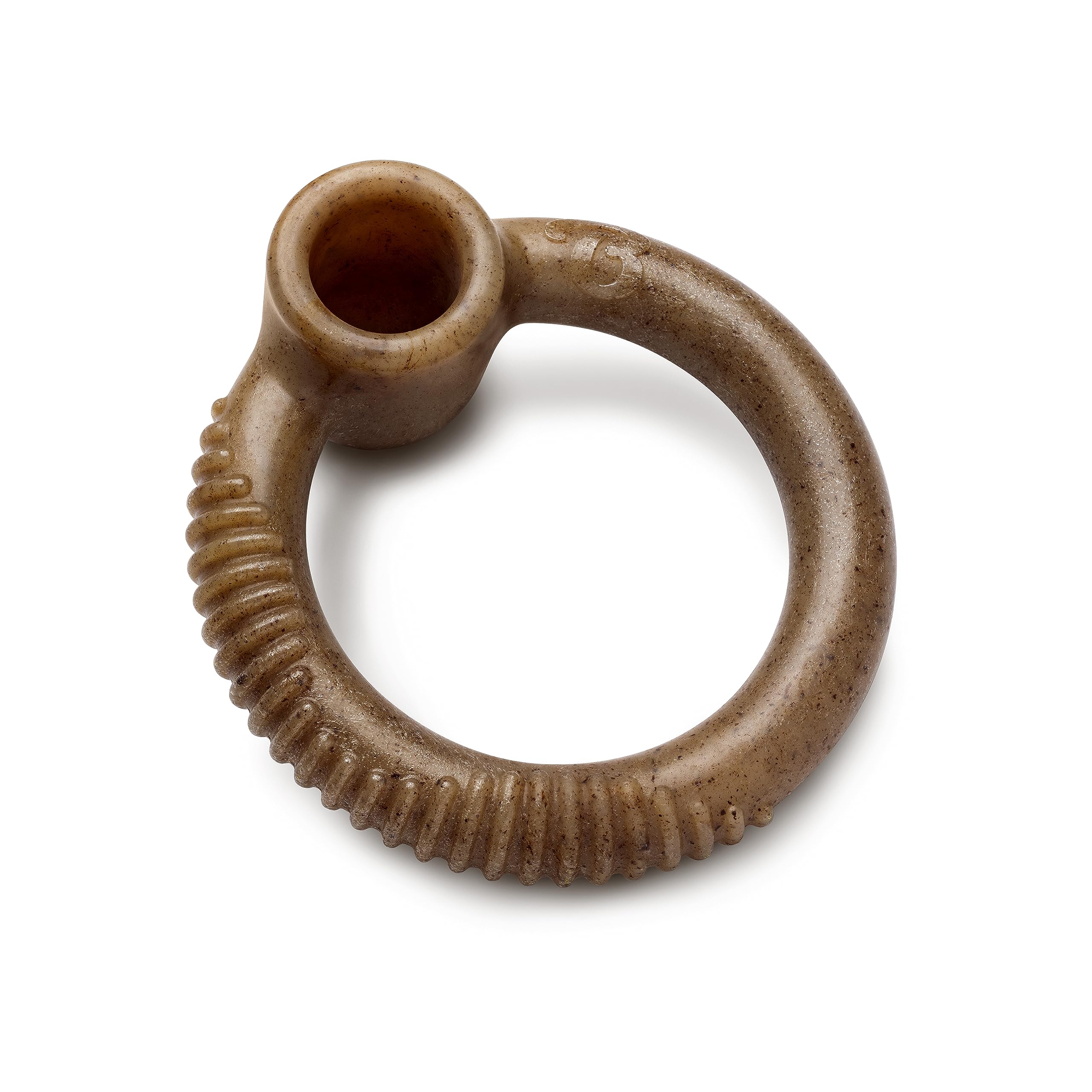 Benebone Ring Durable Dog Chew Toy - Real Bacon Flavor | Medium Size | Heavy Duty