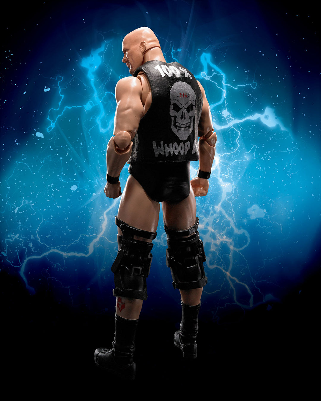 Tamashii Nations WWE Stone Cold Steve Austin S.H.Figuarts Action Figure - Fully Articulated Collectible for Ages 14+