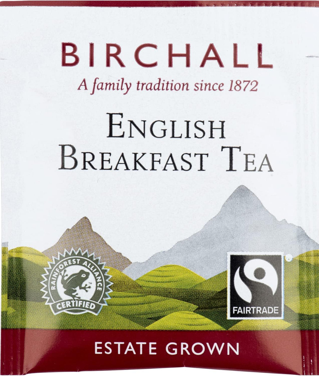 Birchall English Breakfast Tea Bags, 100% Fairtrade, Hand-Picked Black Tea from East Africa