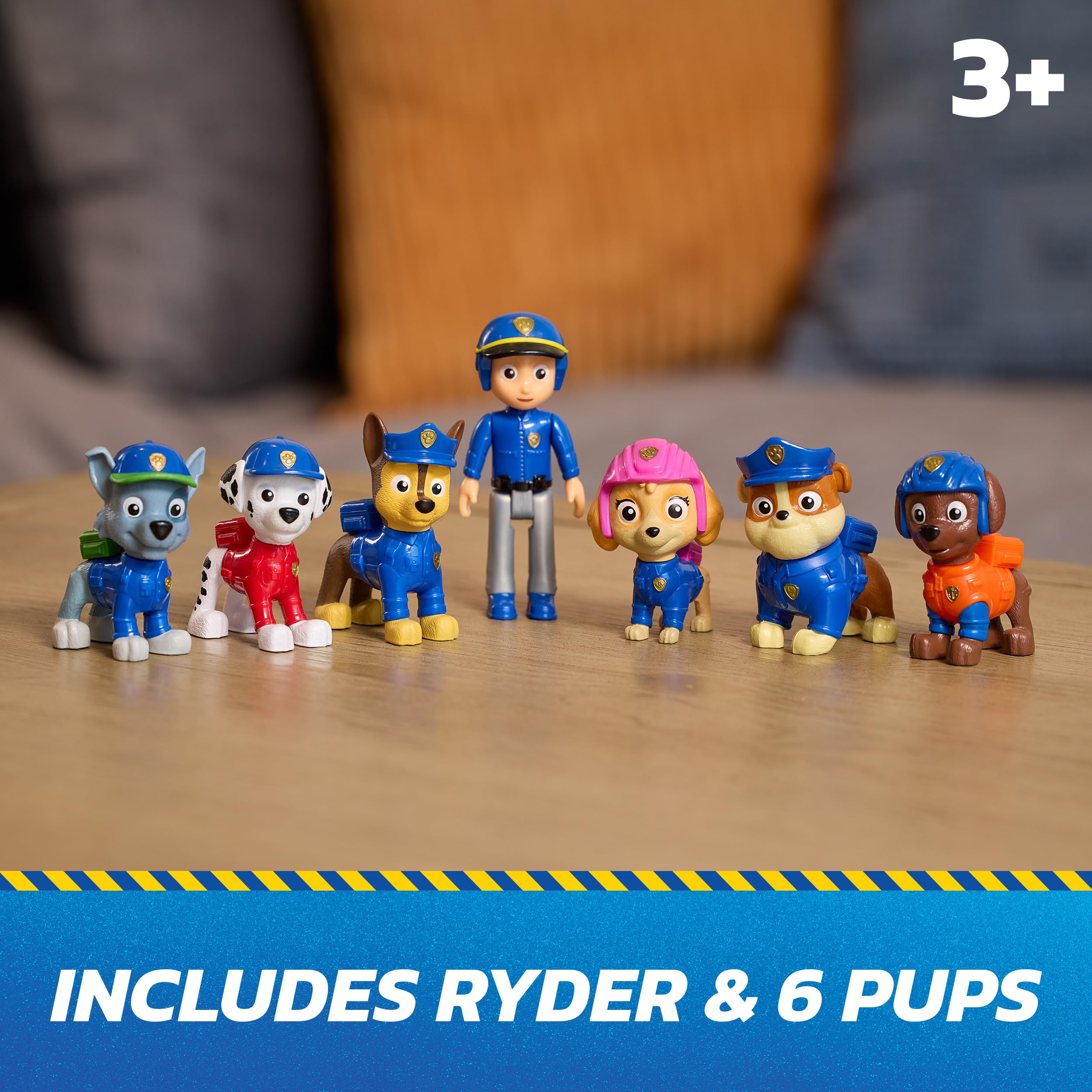 Paw Patrol Search & Rescue Team Pack with 7 Collectible Action Figures | Ages 3+ 3