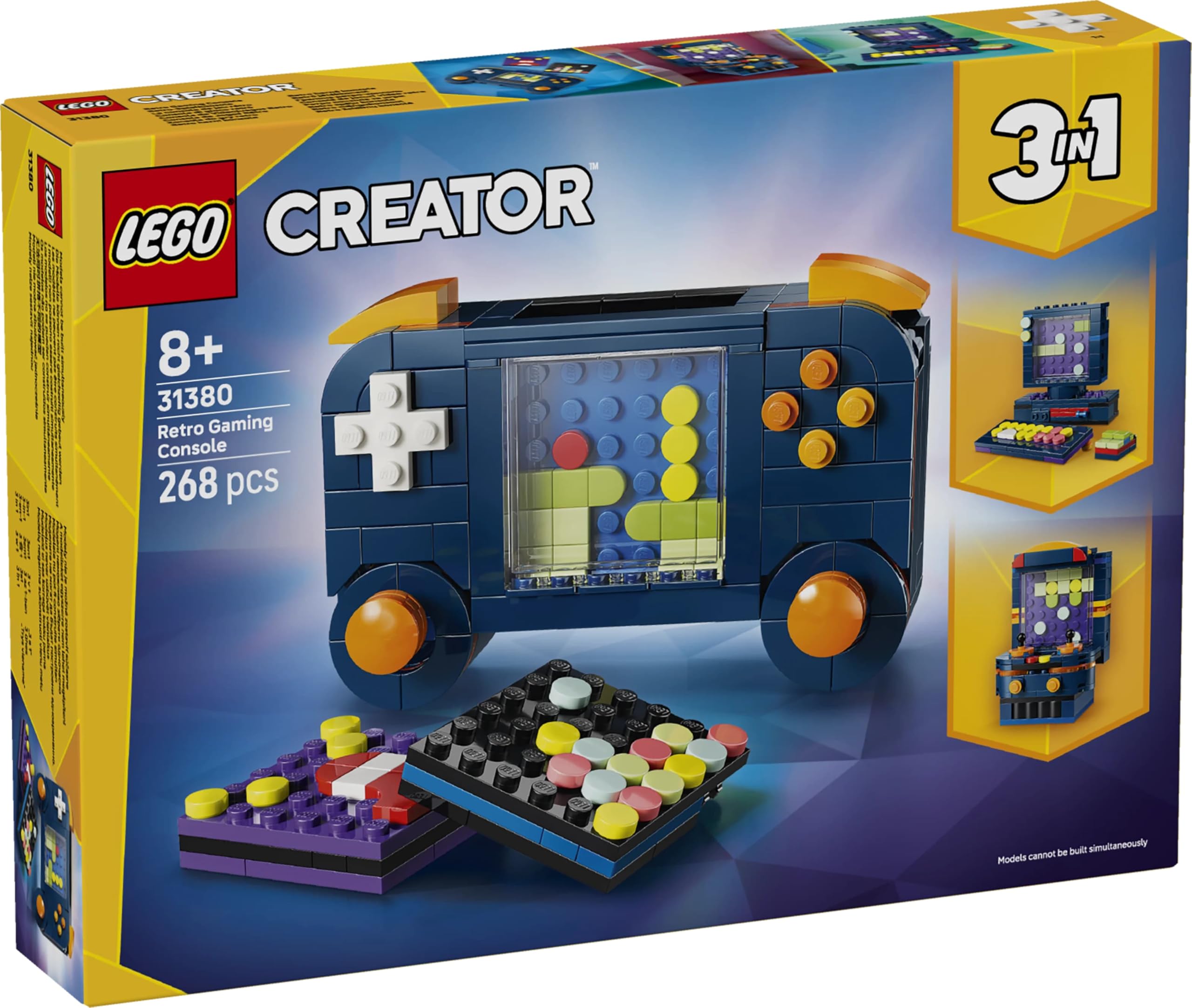 LEGO Creator 3in1 Retro Gaming Console 31380 Building Set | Transforms into Arcade Machine or Mini Computer | Ages 8+ 6