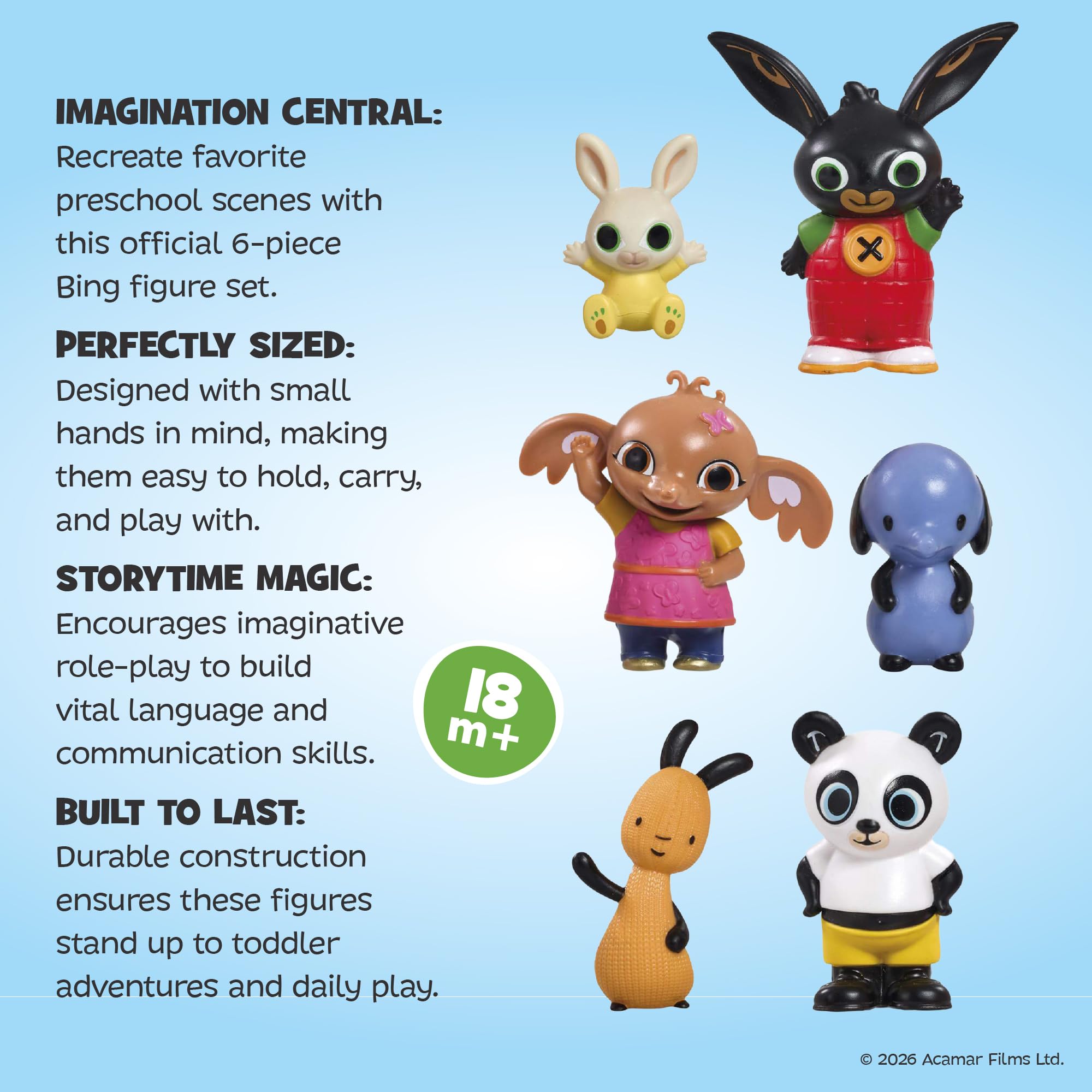 Rainbow Designs Sula and Amma Twin Pack Figures - Miniature Role Play Toys for Ages 18 Months+
