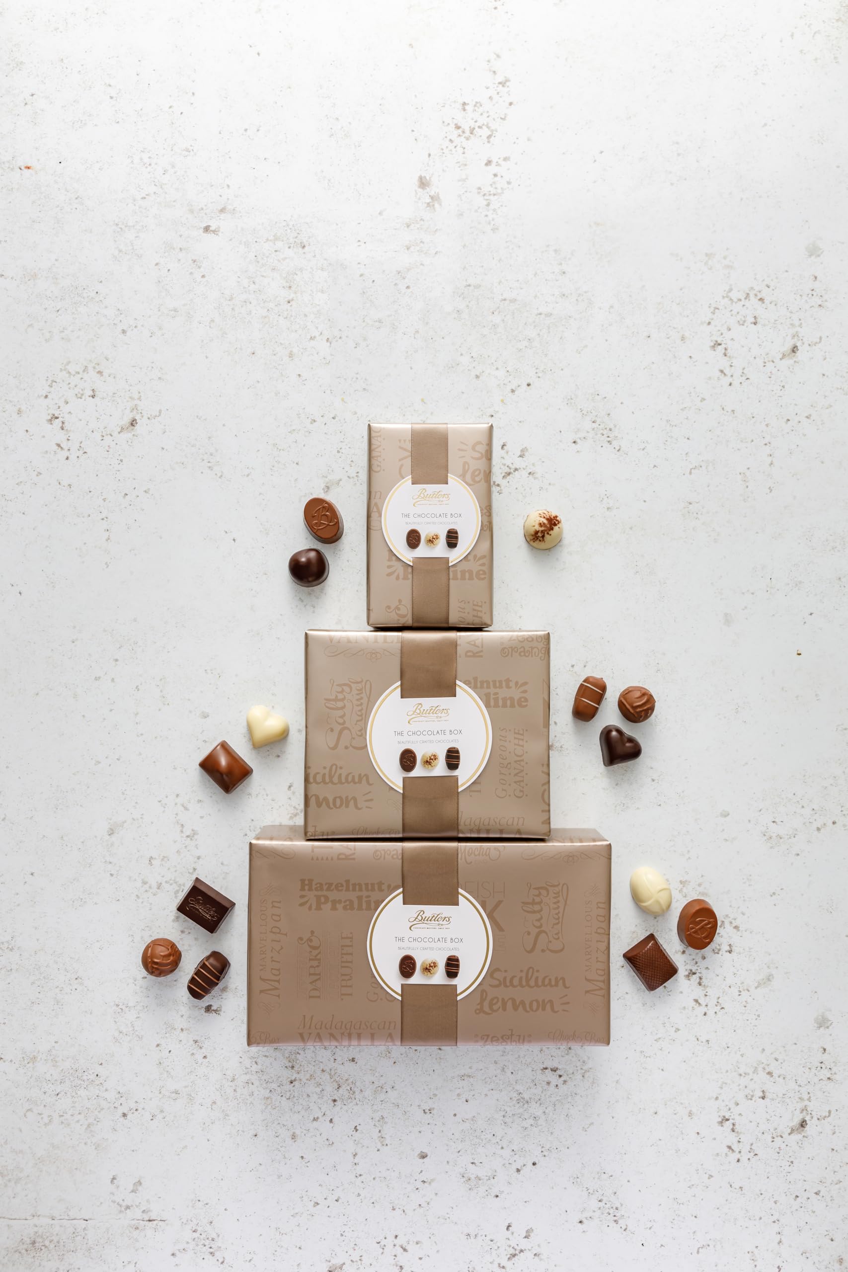 BUTLERS The Chocolate Box - 12 Assorted Truffles, Pralines & Caramels | 160g Gift Box 3