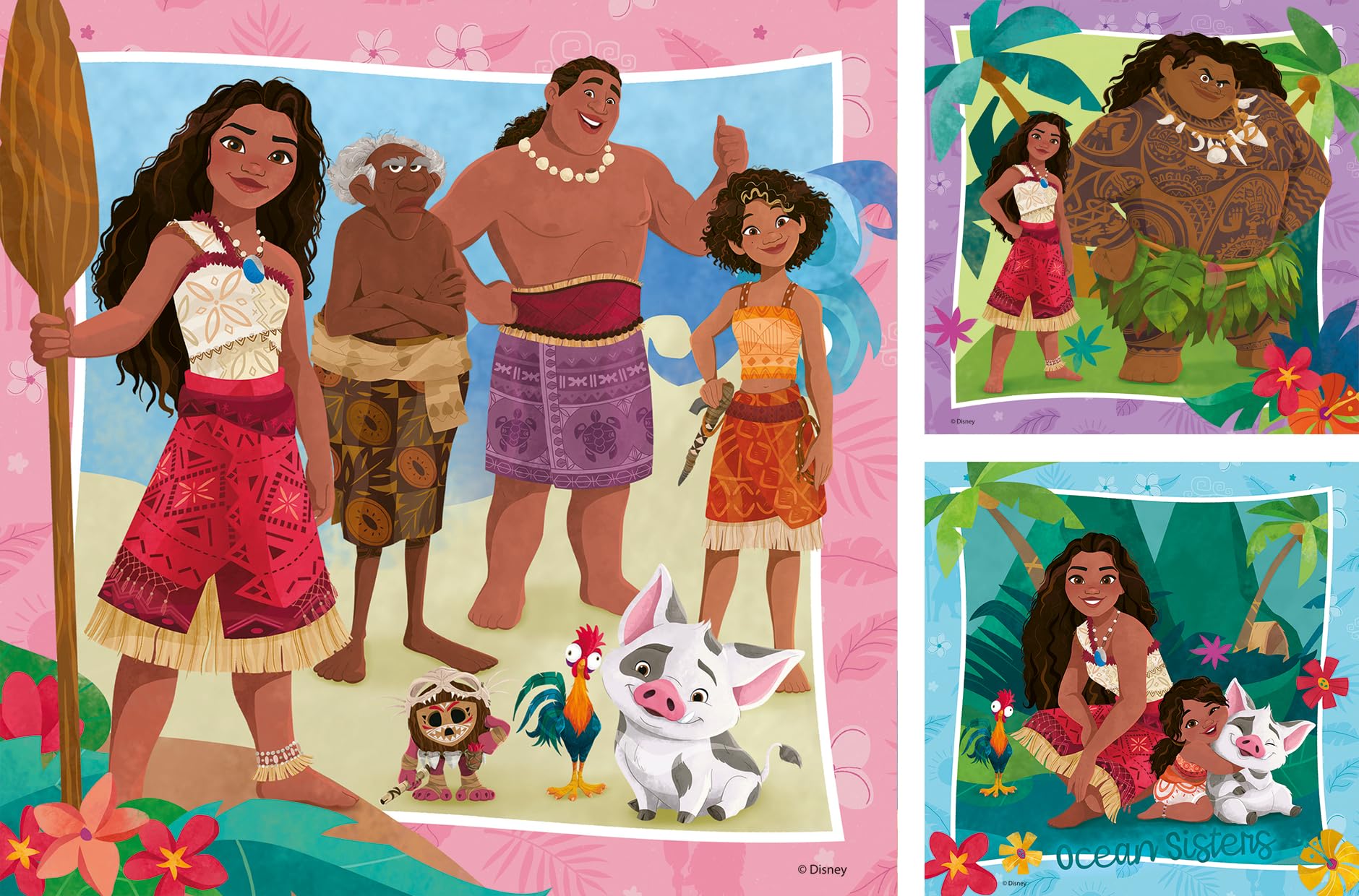 Ravensburger Disney Moana 2 Jigsaw Puzzle Set - 3 x 49 Pieces | Ages 5+ | FSC Certified 5