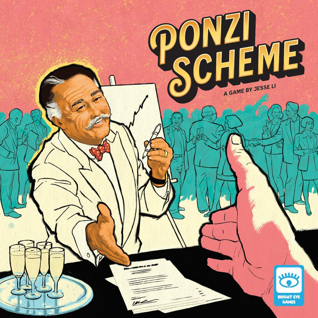 Bright Eye Games Ponzi Scheme Board Game in English for Adults | Strategic