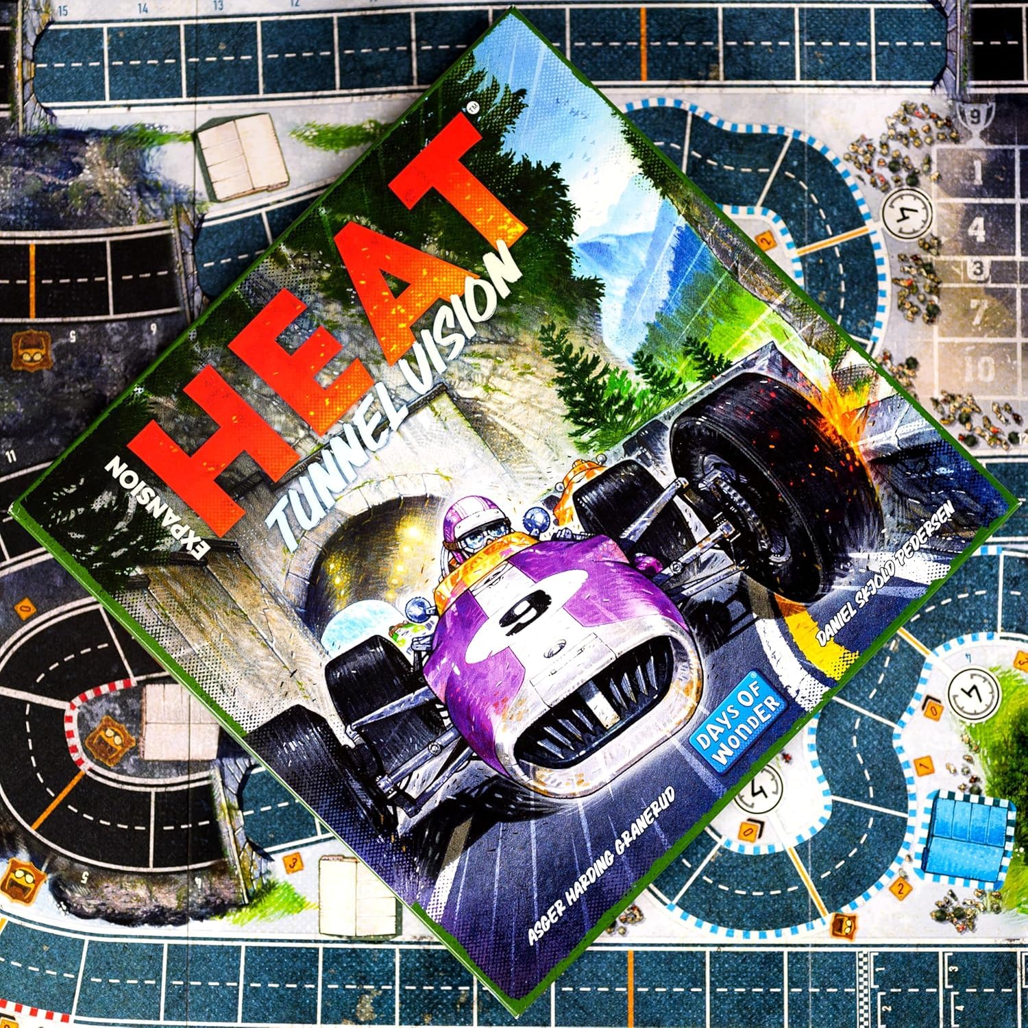 Days of Wonder Heat - Tunnel Vision Expansion | Board Game | Ages 10+ | 1-6 Players | 60 Minutes
