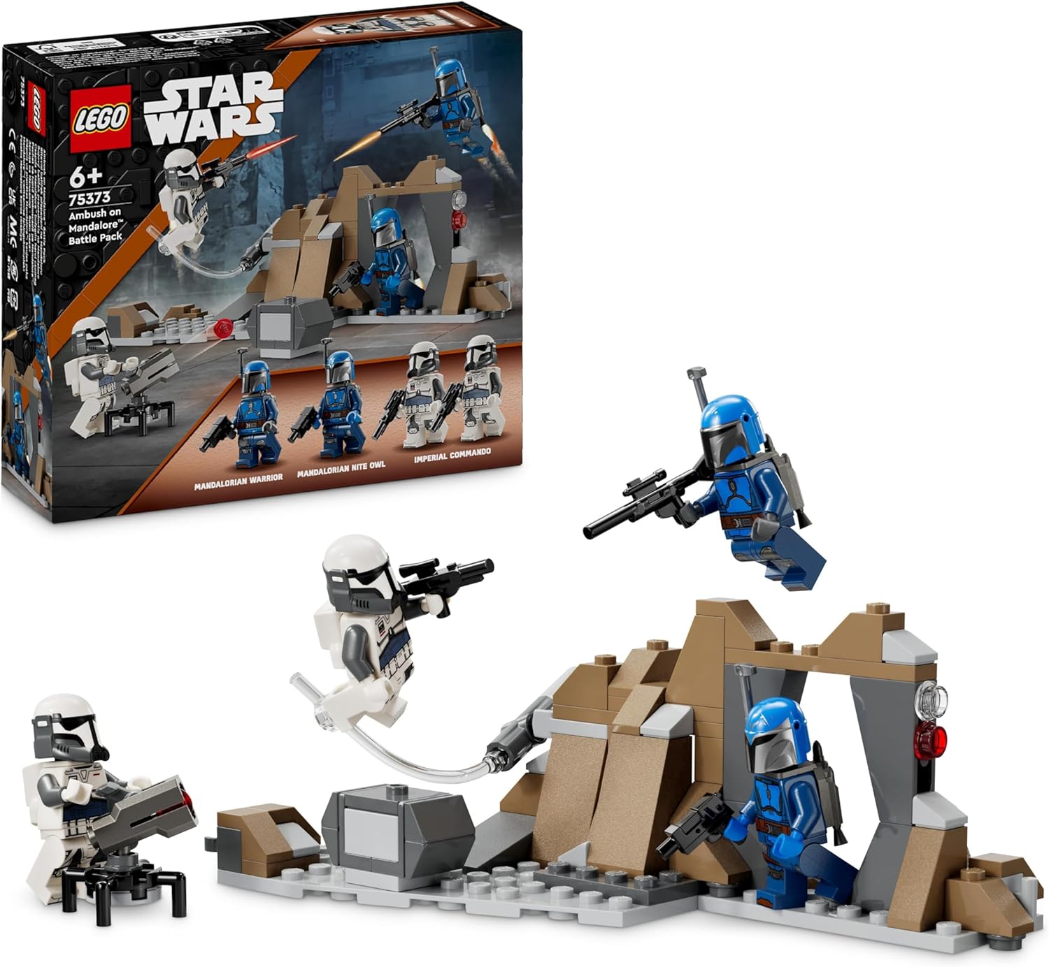 LEGO Star Wars: The Mandalorian Ambush on Mandalore Battle Pack - Building Toy Set for Kids 6+ 1