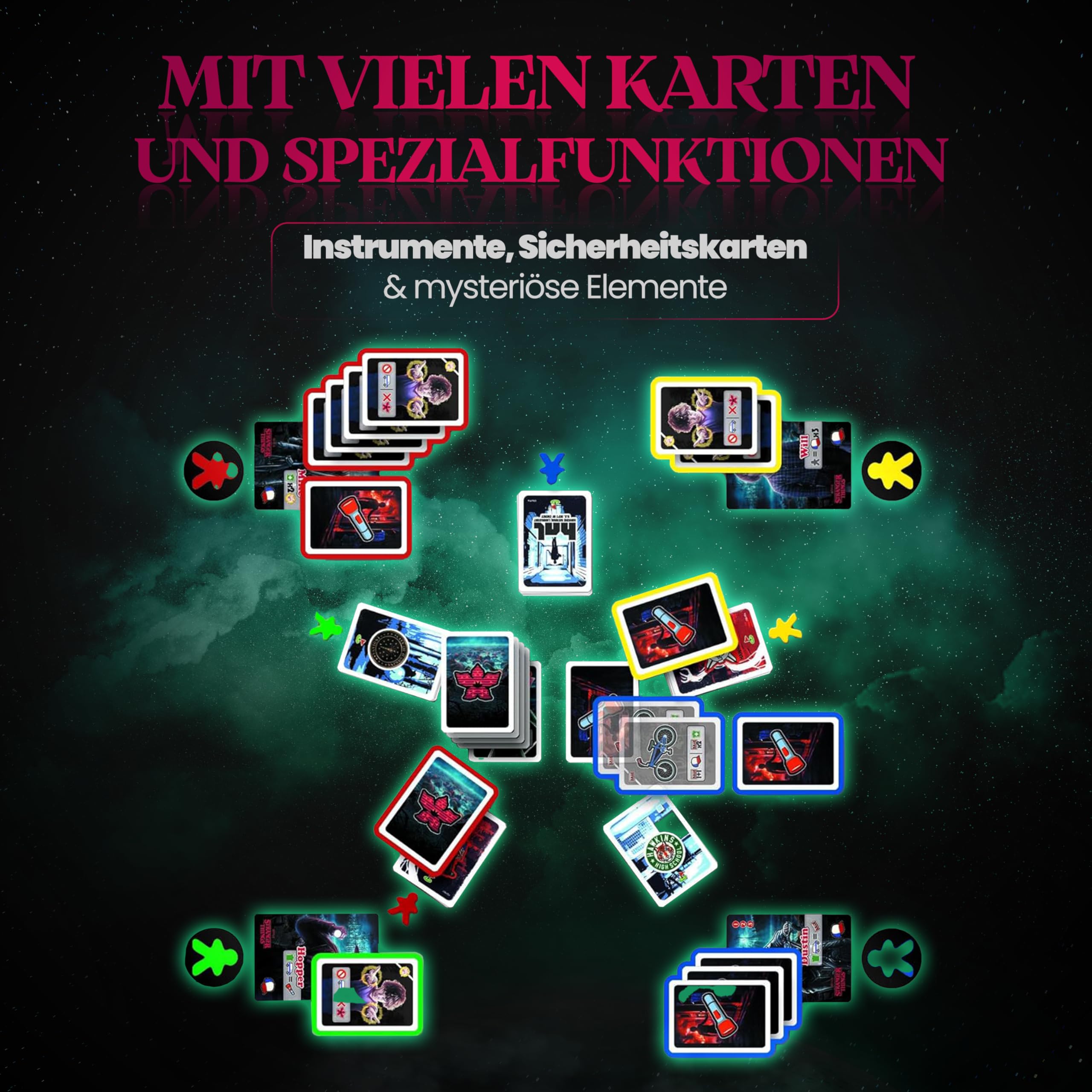 Clementoni Stranger Things Adventures Together Card Game 11