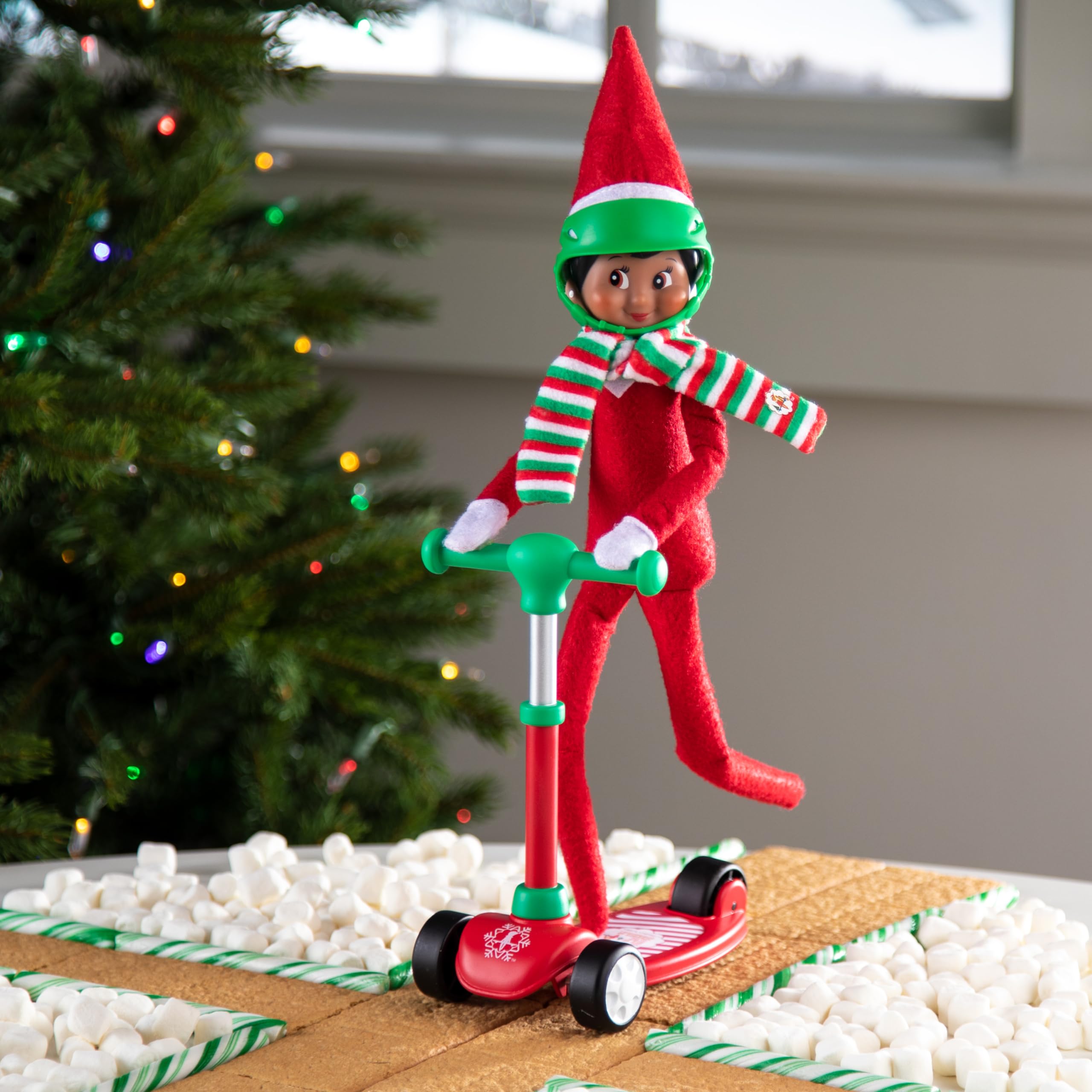 Scout Elves at Play Stand-n-Scoot Accessory - Scooter, Scarf & Hat (Elf Not Included) 3