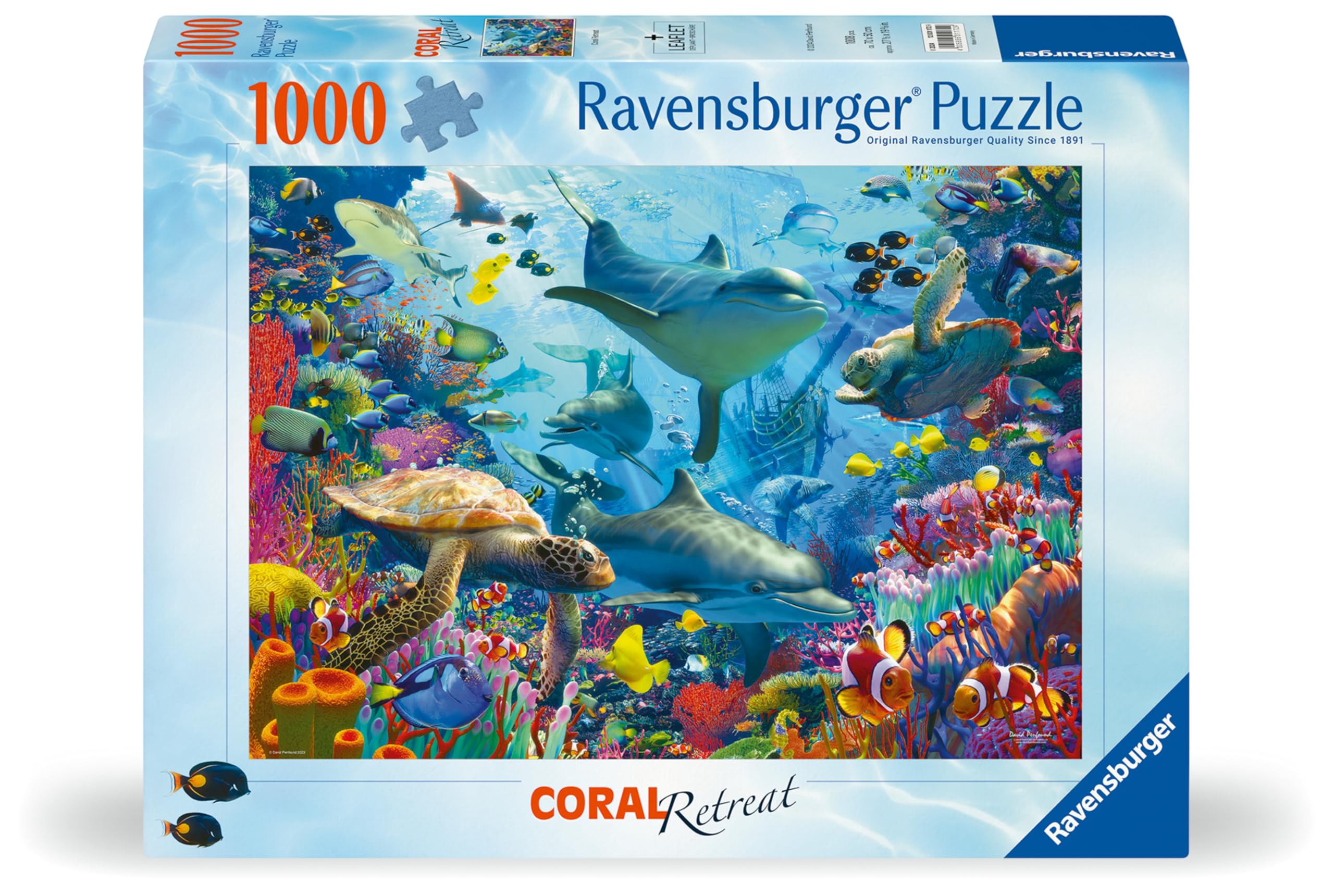 Ravensburger Coral Reef Retreat 1000 Piece Jigsaw Puzzle for Ages 12+
