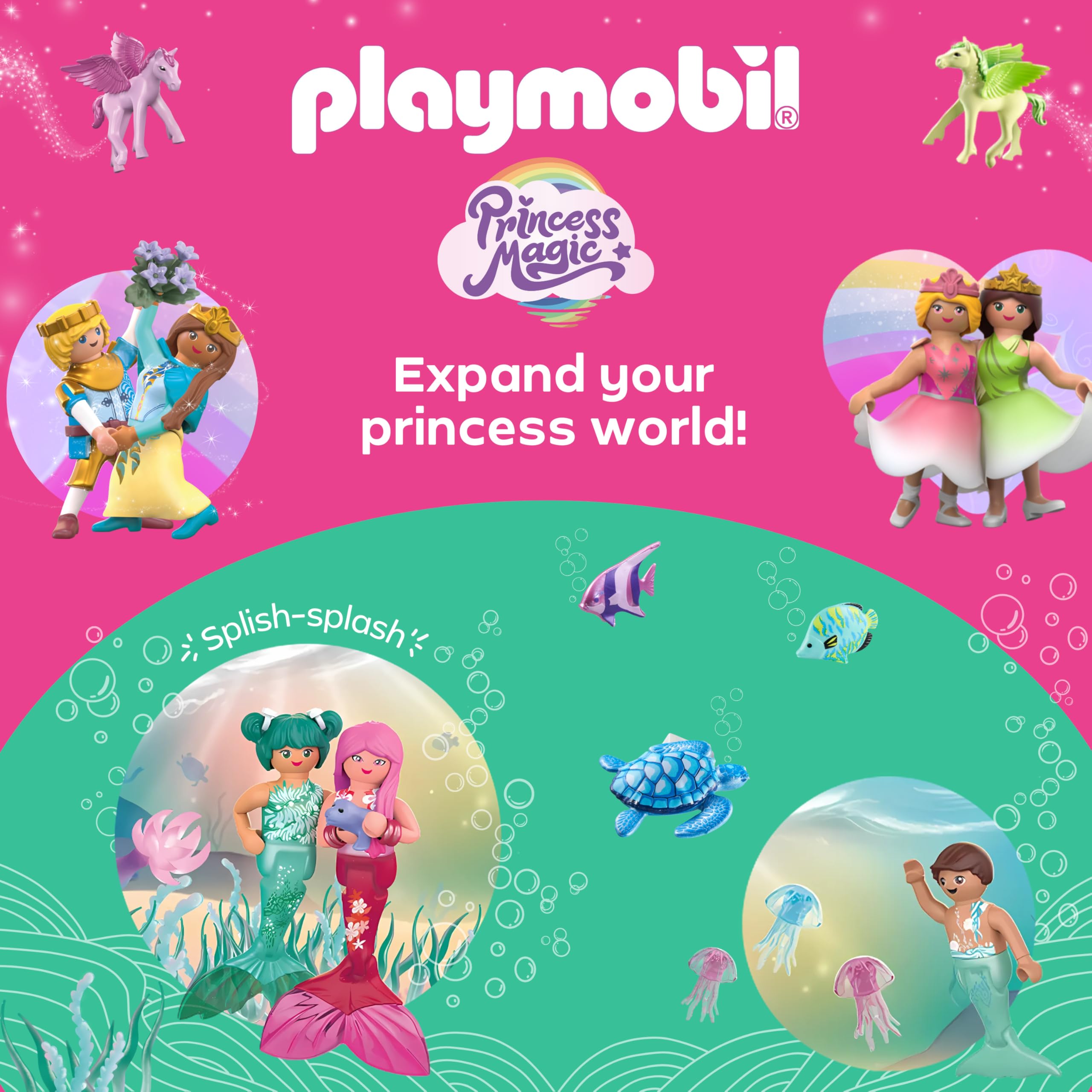 Playmobil Princess Magic Royal Carriage Ride with Princess and Prince - Fantasy Playset for Kids 5