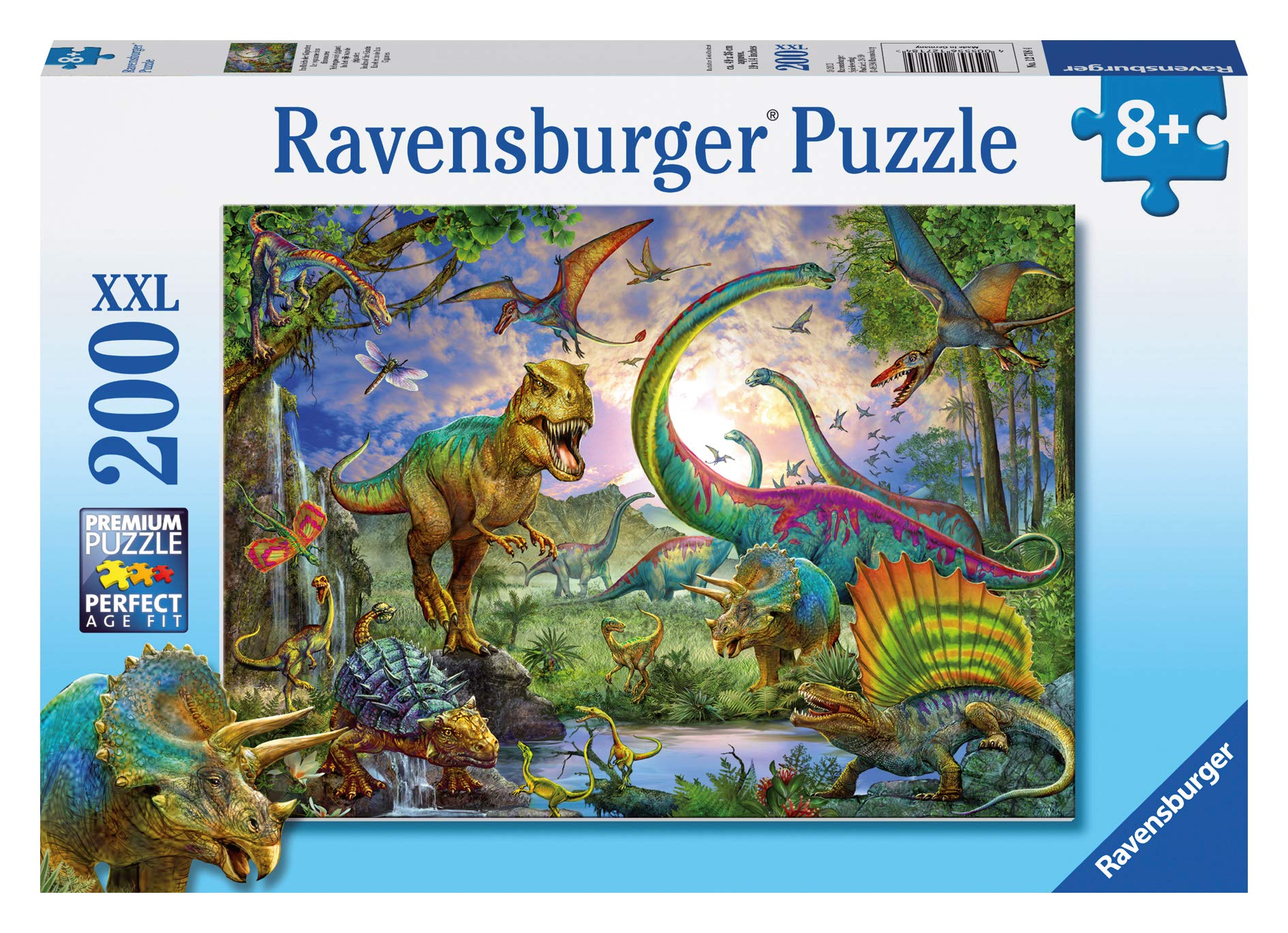 Ravensburger Dinosaurs 200 Piece Jigsaw Puzzle for Kids Age 8+ | Extra Large Pieces | 49 x 36cm 1