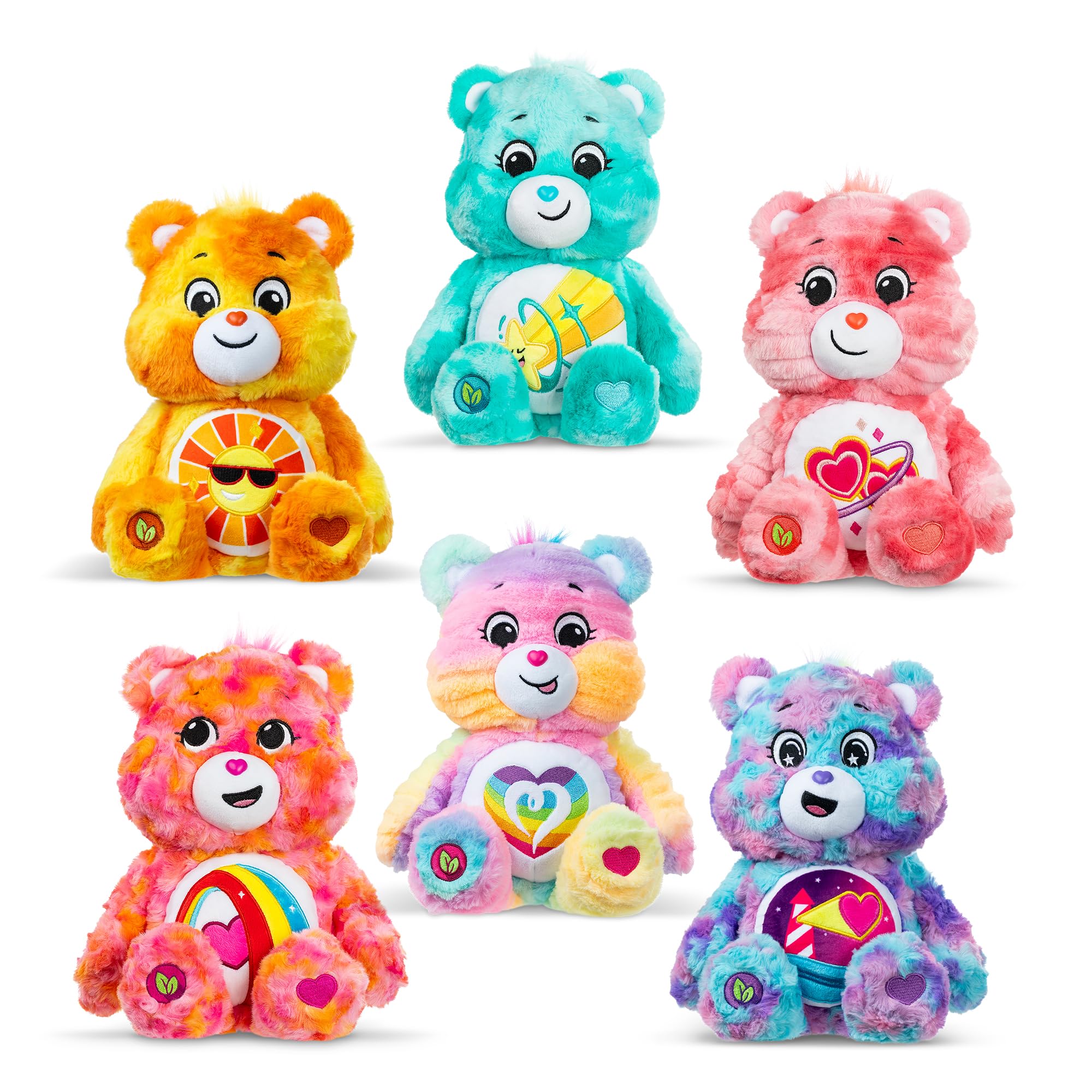Basic Fun Care Bears 35cm Colour Splash Plush – Loveshine Bear Eco-Friendly 6