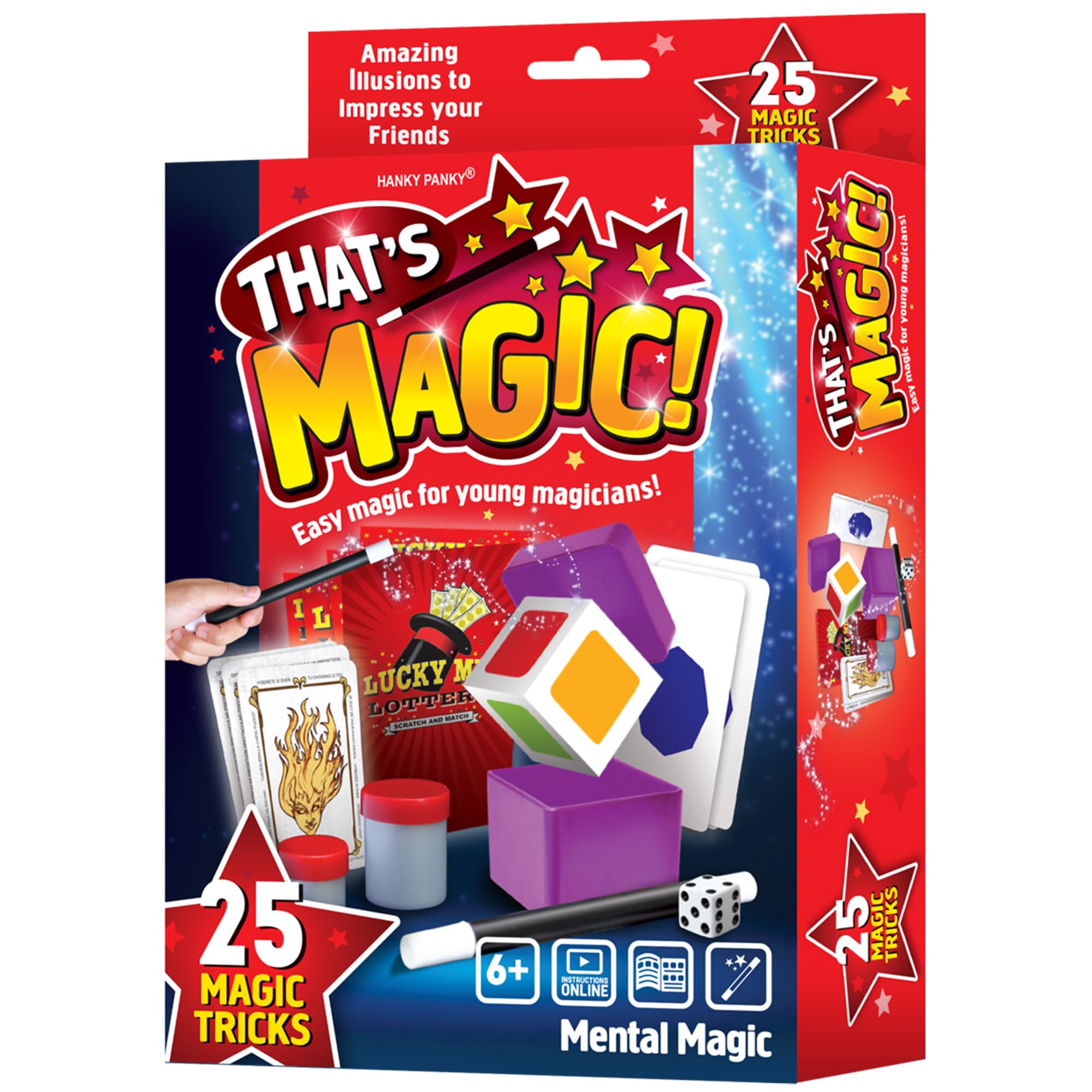 Hanky Panky That's Magic Mental Magic - Kids Mind Reading Illusion Set | Ages 6+