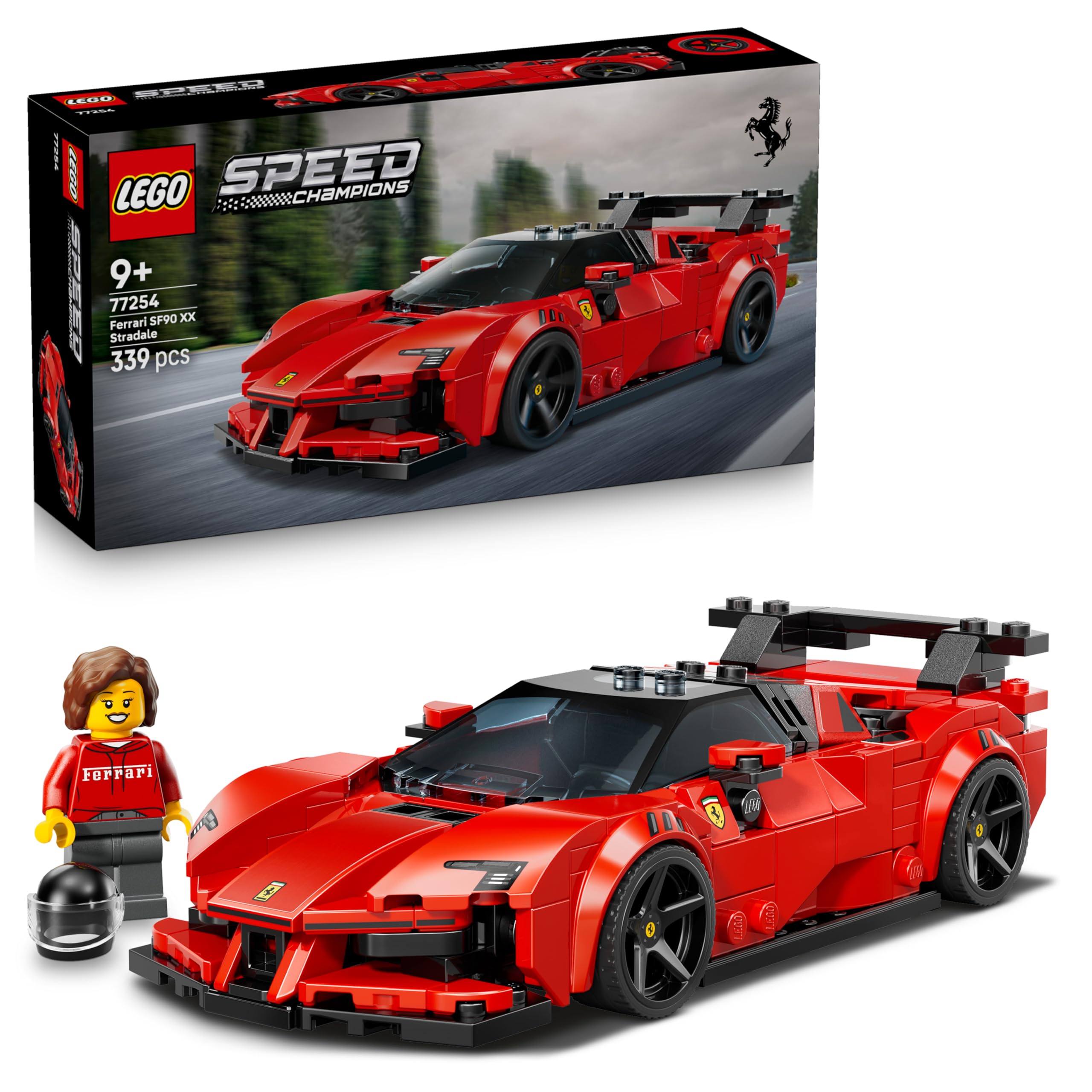 LEGO Speed Champions Ferrari SF90 XX Stradale Sports Car Toy Set 77254 for Ages 9+ 1