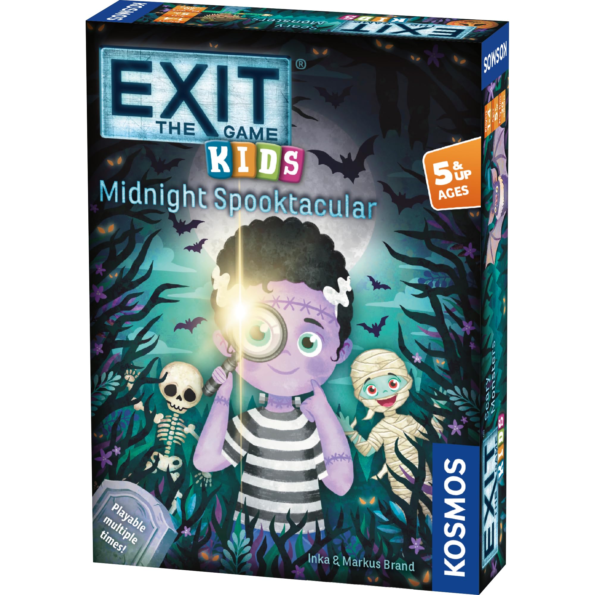 Thames & Kosmos EXIT Kids – Midnight Spooktacular Card Game | Ages 5+ | 1-4 Players