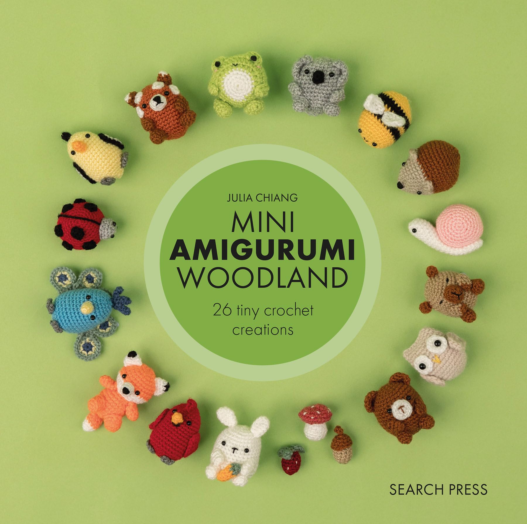 Search Press Mini Amigurumi Woodland: 26 Tiny Crochet Creations | Hardcover Book 1