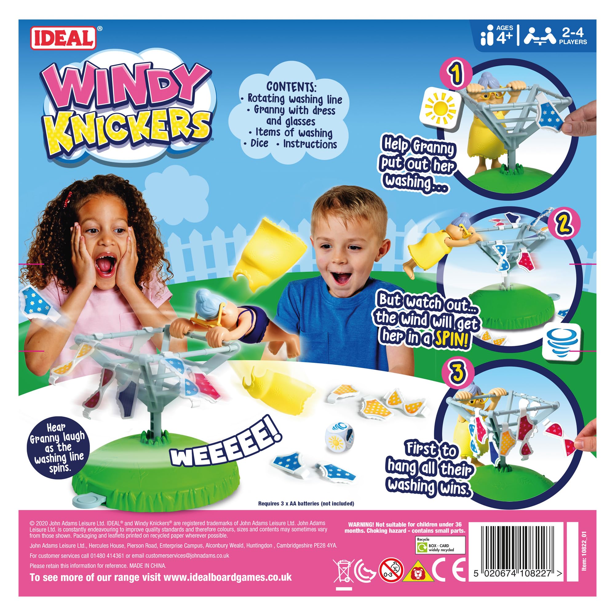 Ideal 10822 Windy Knickers Juego de acción 8
