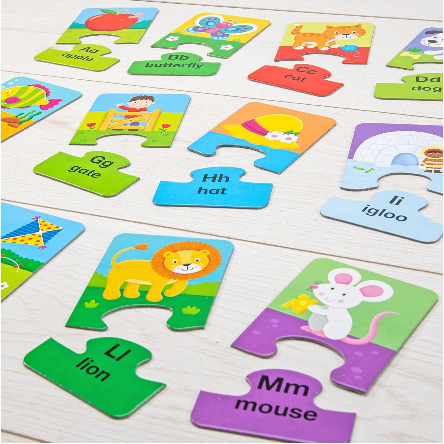 Galt Toys Alphabet Puzzles - 26 Two-Piece Educational Jigsaw Puzzles for Kids 3+ 3