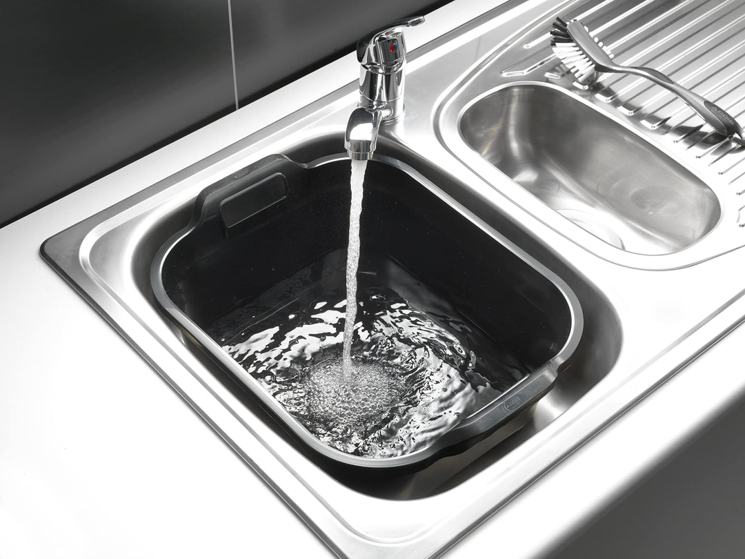 Addis Eco Washing Up Bowl with Twin Handle, 10 Litre, Made in UK from 100% Recycled Plastic