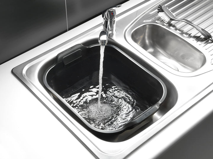 Addis Eco Washing Up Bowl with Twin Handle, 10 Litre, Made in UK from 100% Recycled Plastic